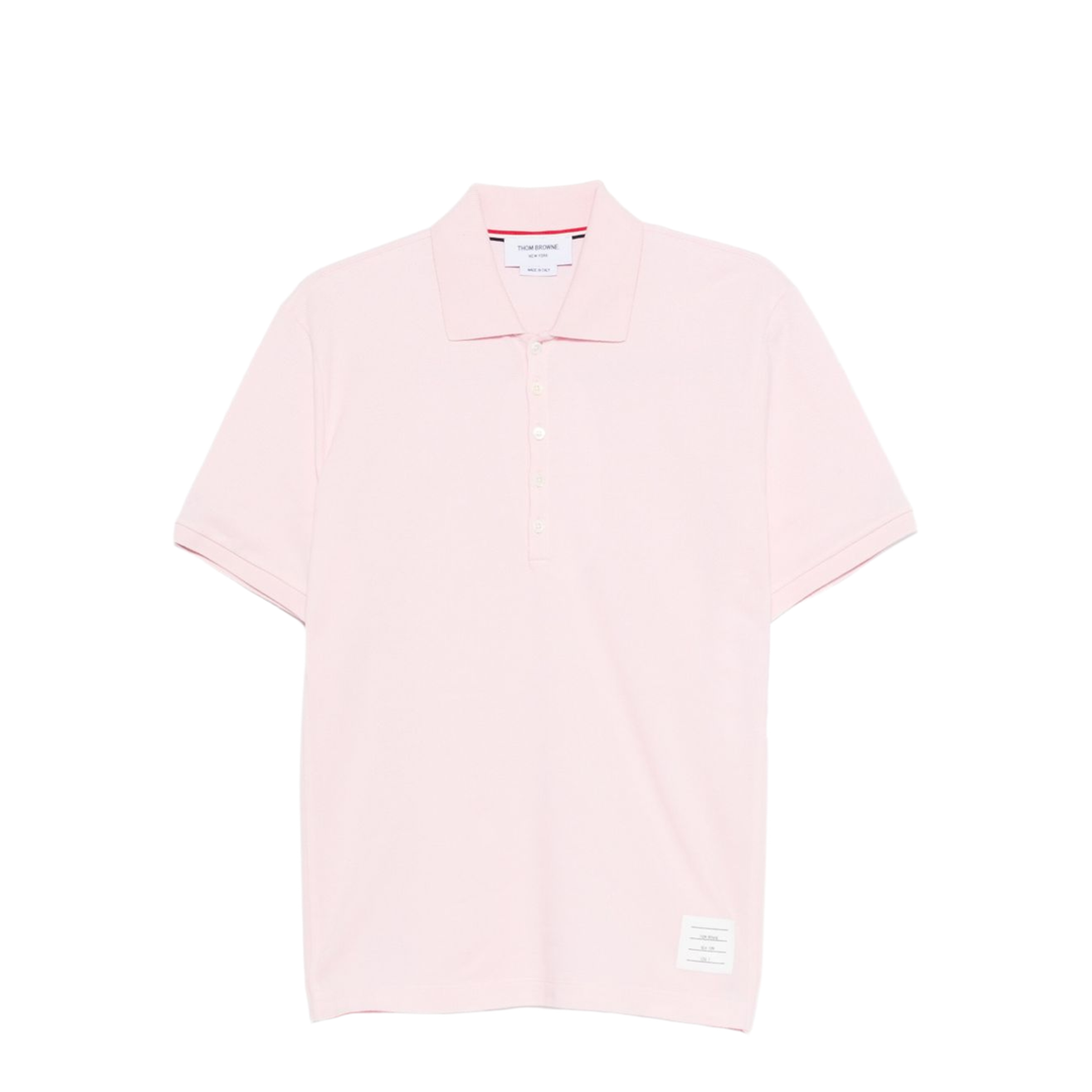 Pink Cotton Polo Shirt - Image 1