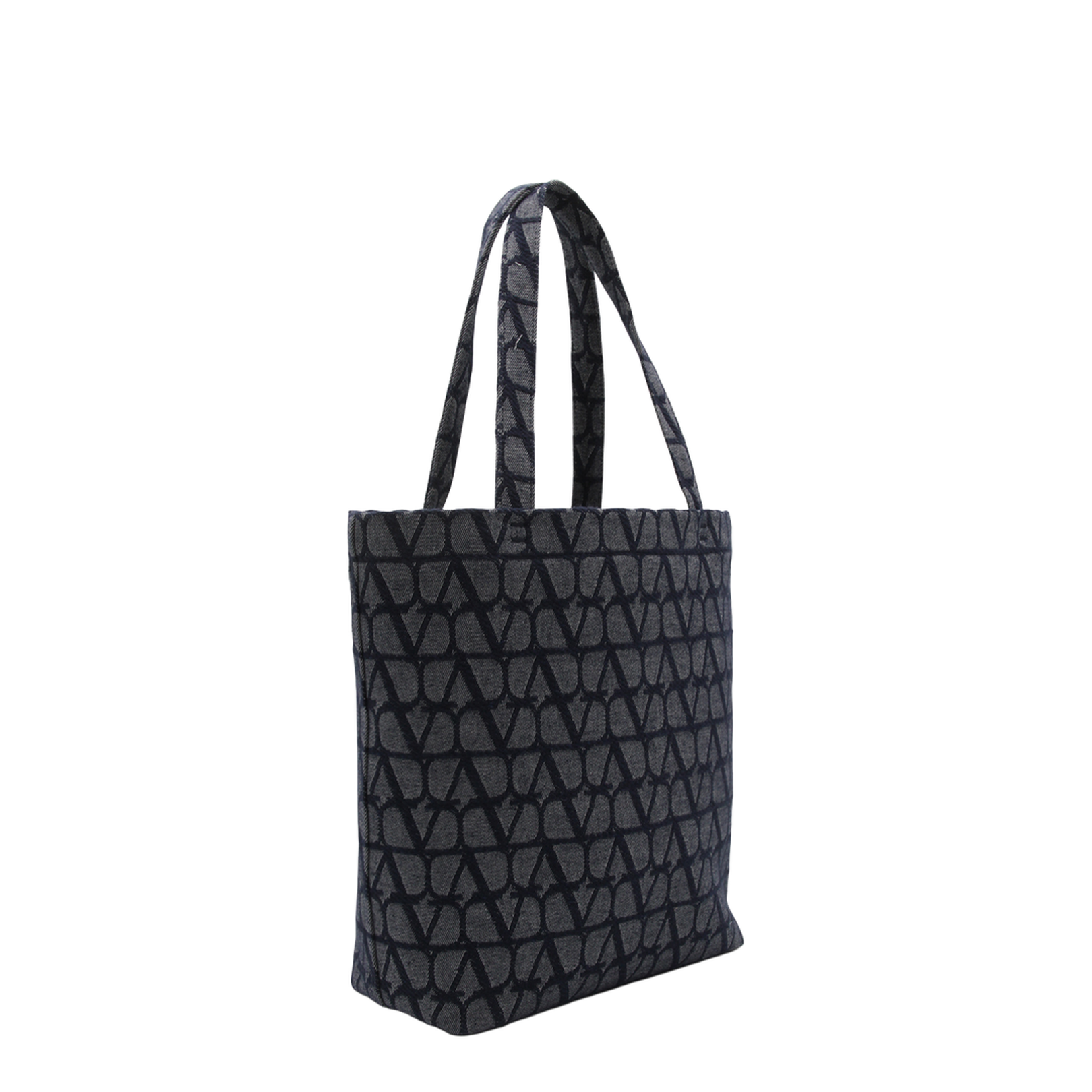 Blue Cotton Tote Bag - Image 3