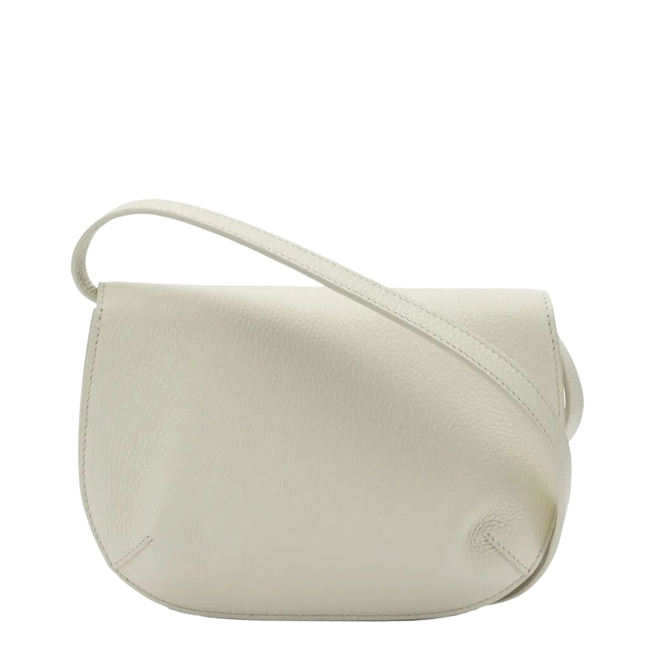 Lizzy Small Leather Crossbody Bag - White - Image 2