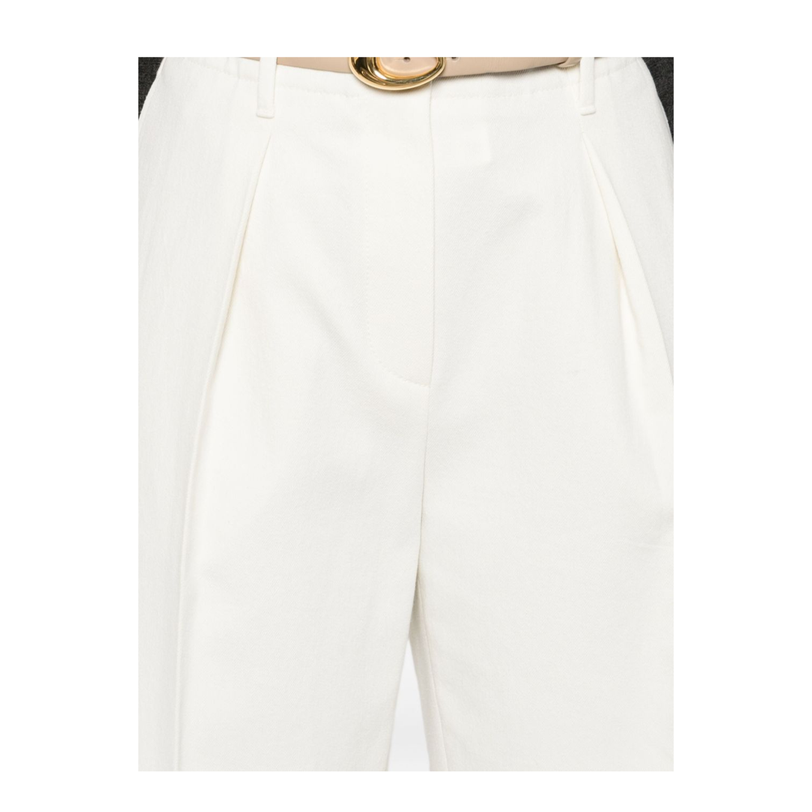 Cropped Cotton Trousers - Image 2