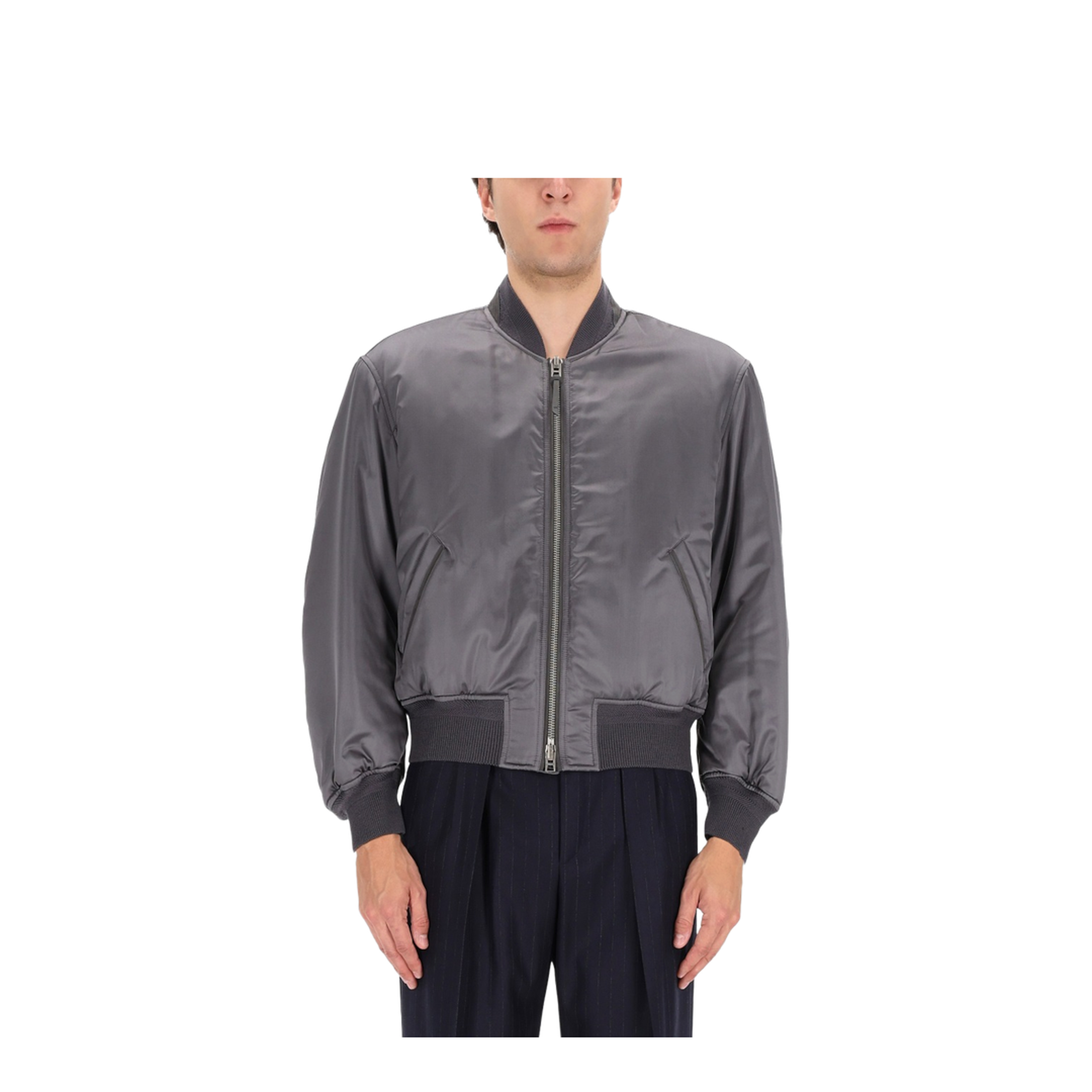 Silk Bomber Jacket - Image 3