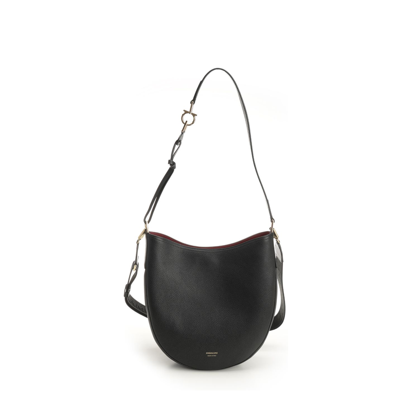 North-South Shoulder Bag in Black - Image 1