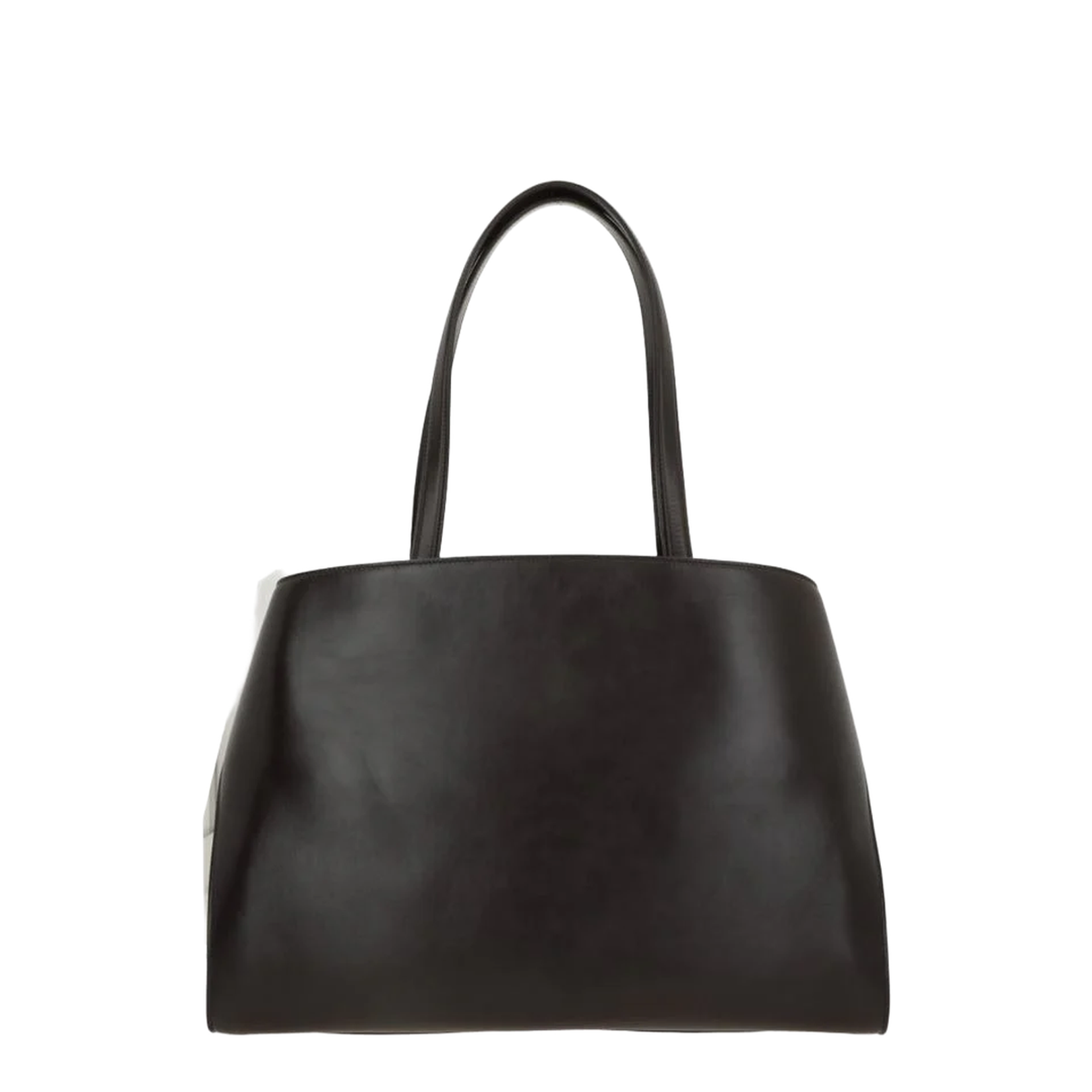 Hug Tote Bags Leather Dark Brown - Image 2