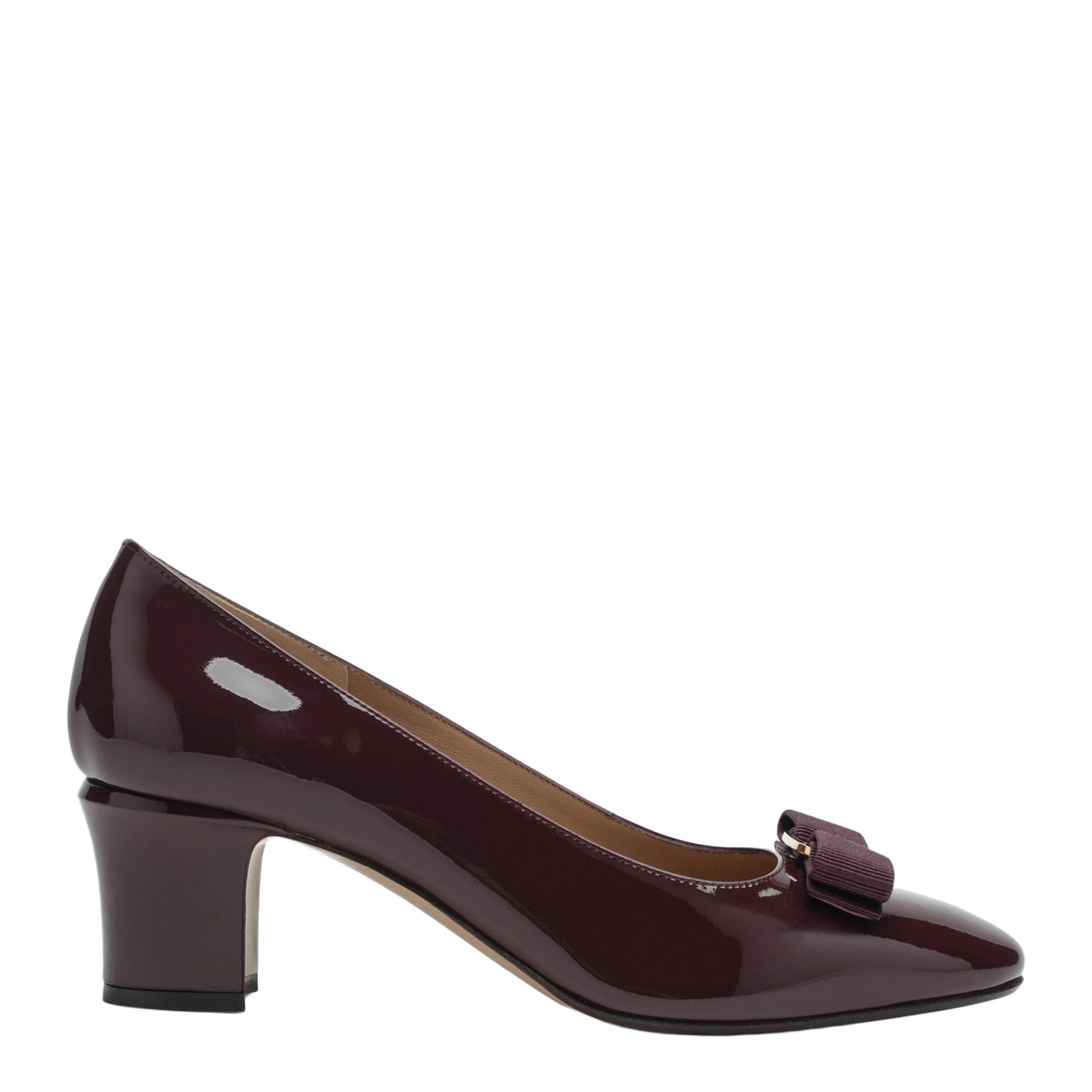 Plum Vara Bow Pumps - Image 1
