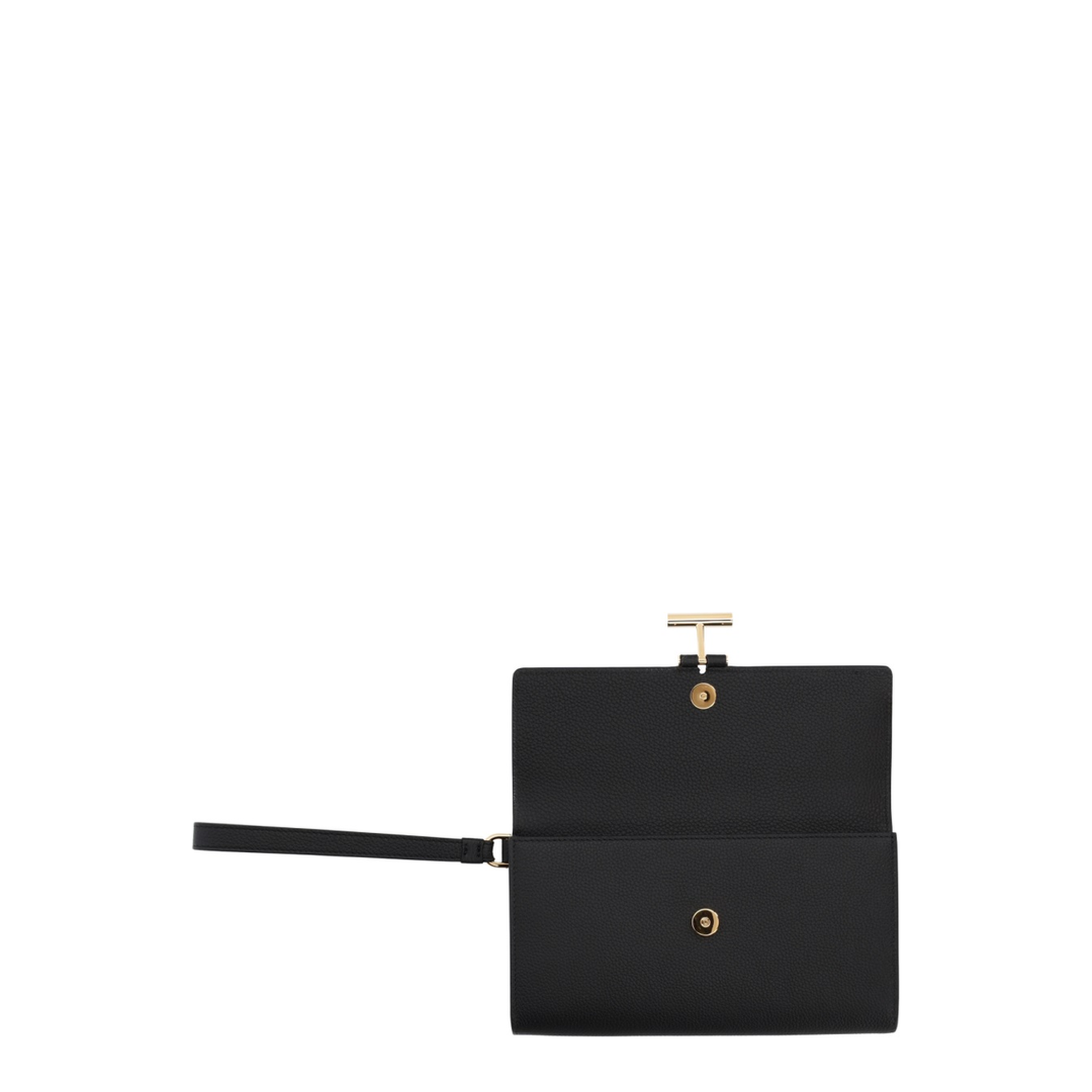 Calfskin Clutch - Black - Image 3