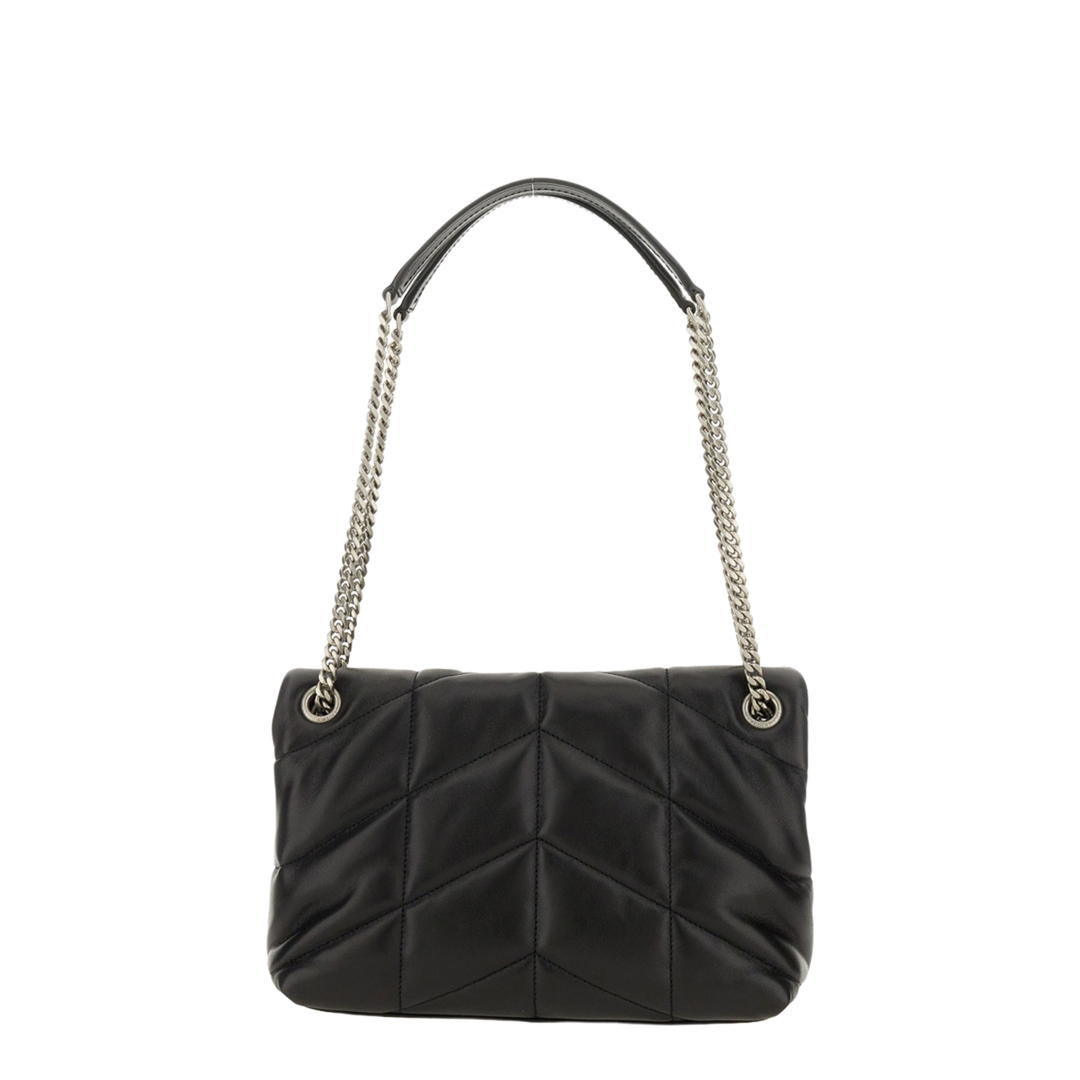Puffer Small Nappa leather Shoulder Bags - Black - Image 3