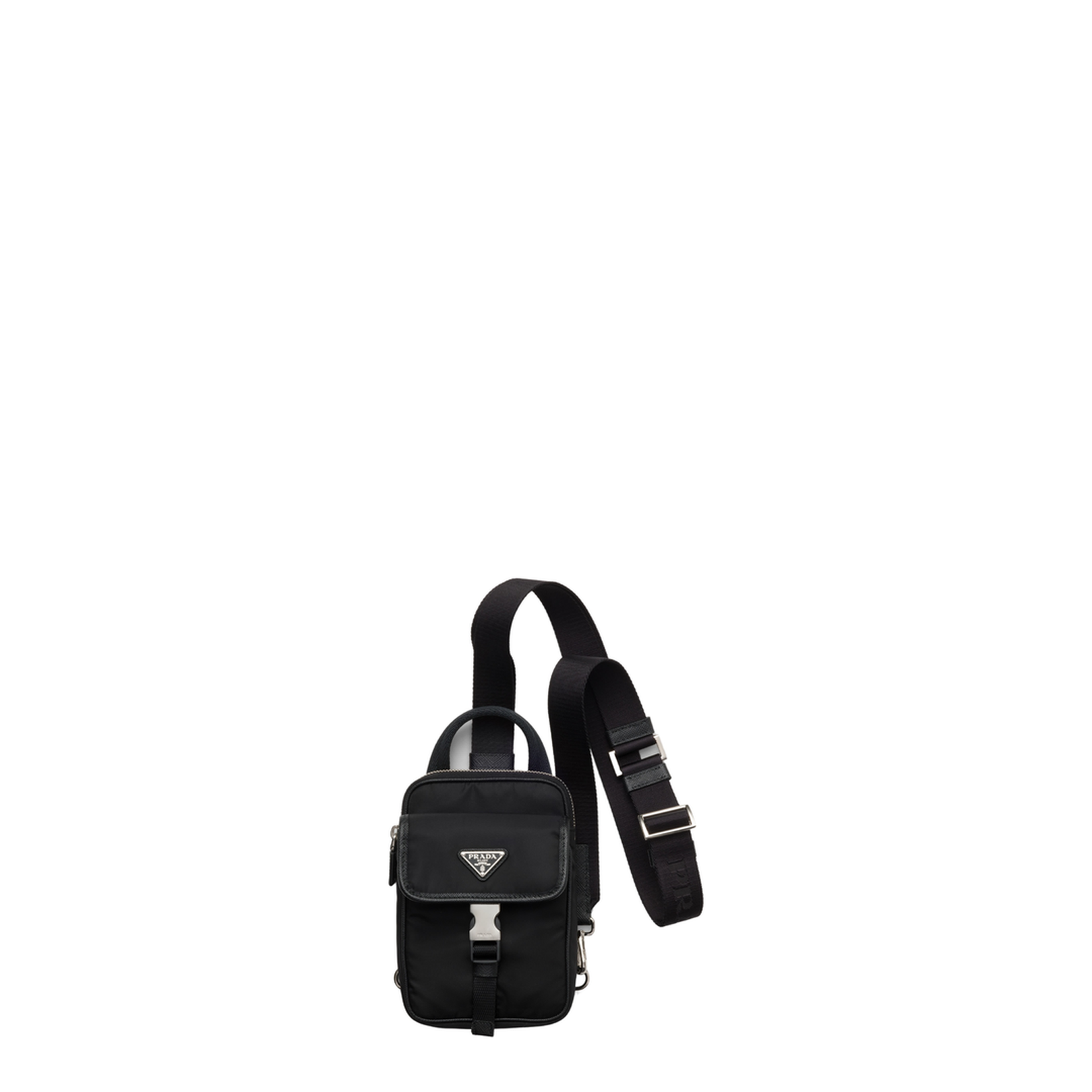 Re-Nylon and Saffiano Leather Smartphone Case - Image 1