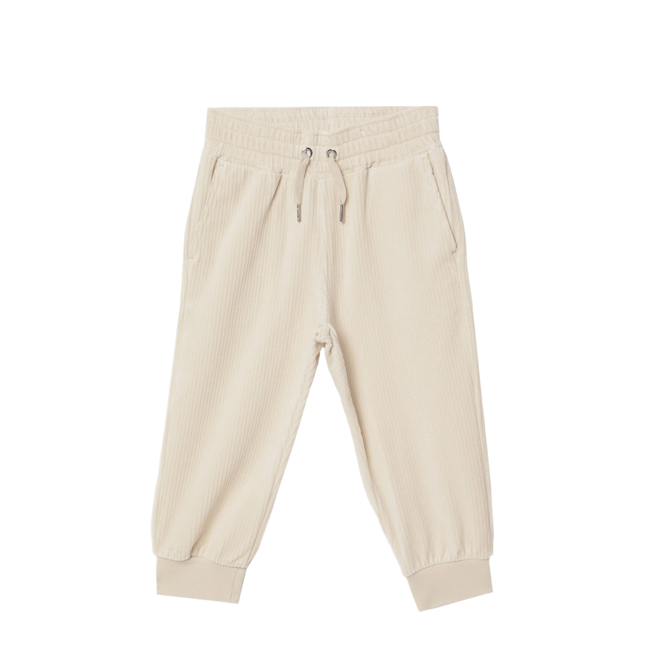 White Velvet Sweatpants - Image 1