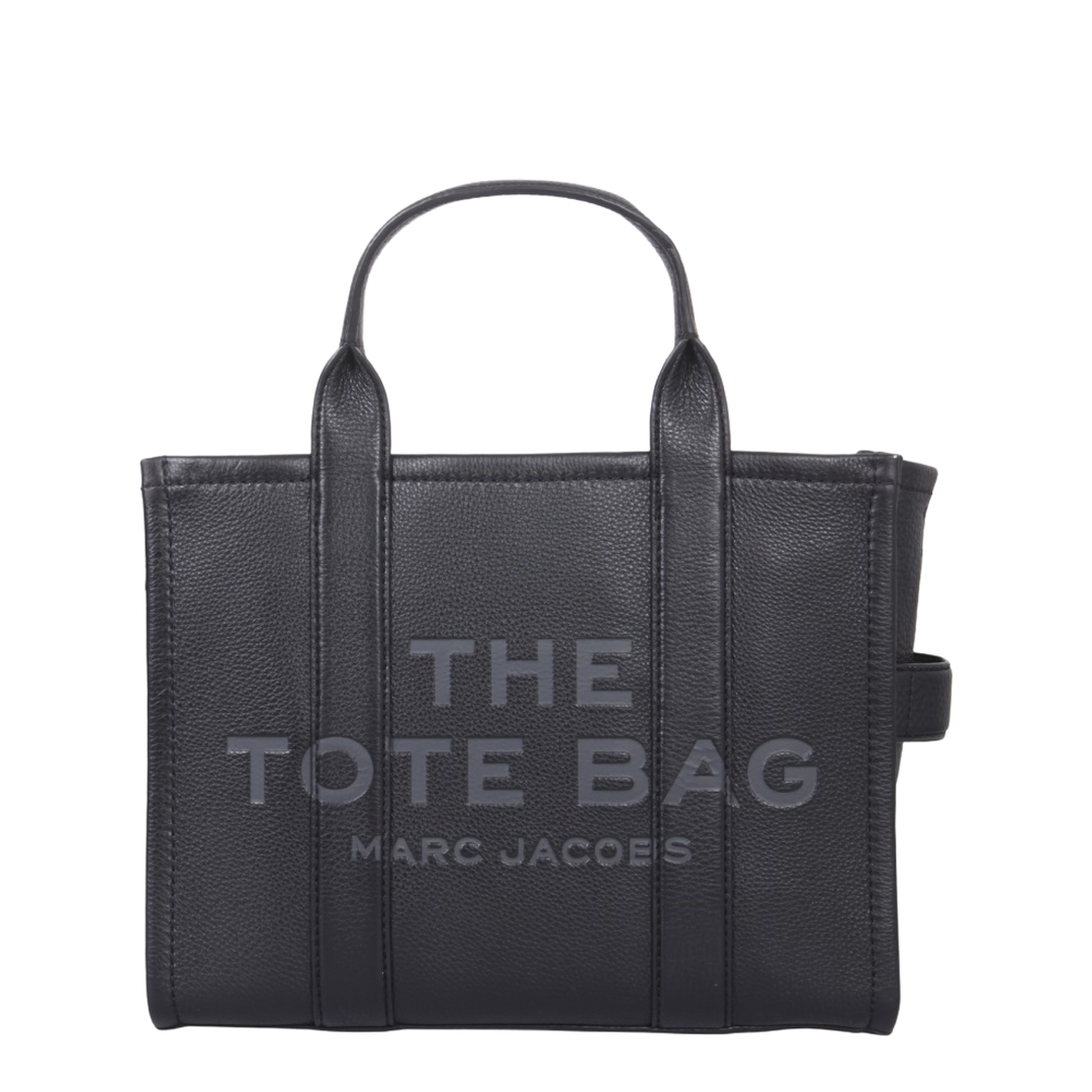 Medium Tote Bag In Black Leather - Image 2