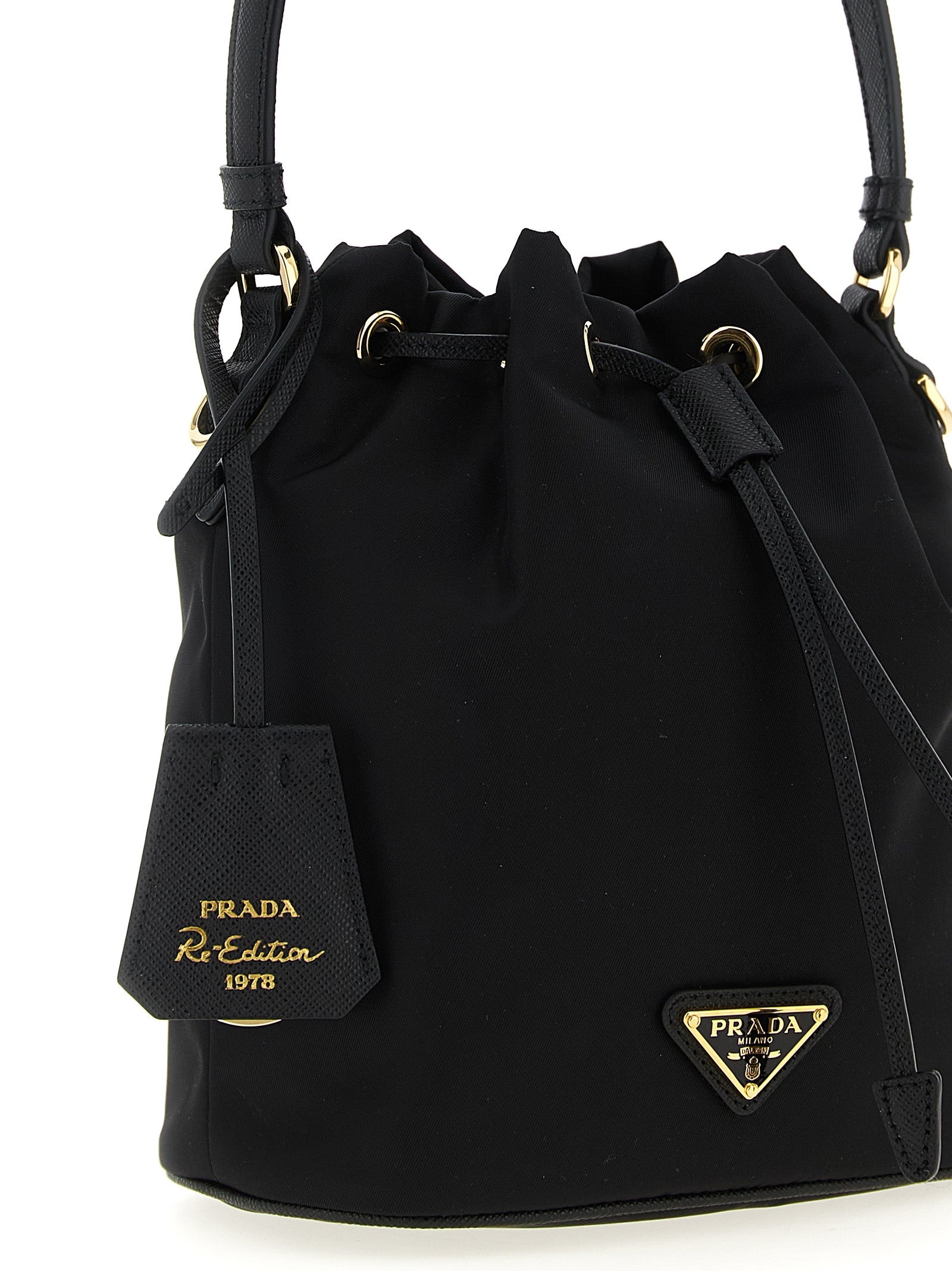 Black Re-nylon Shoulder Bag - Image 3