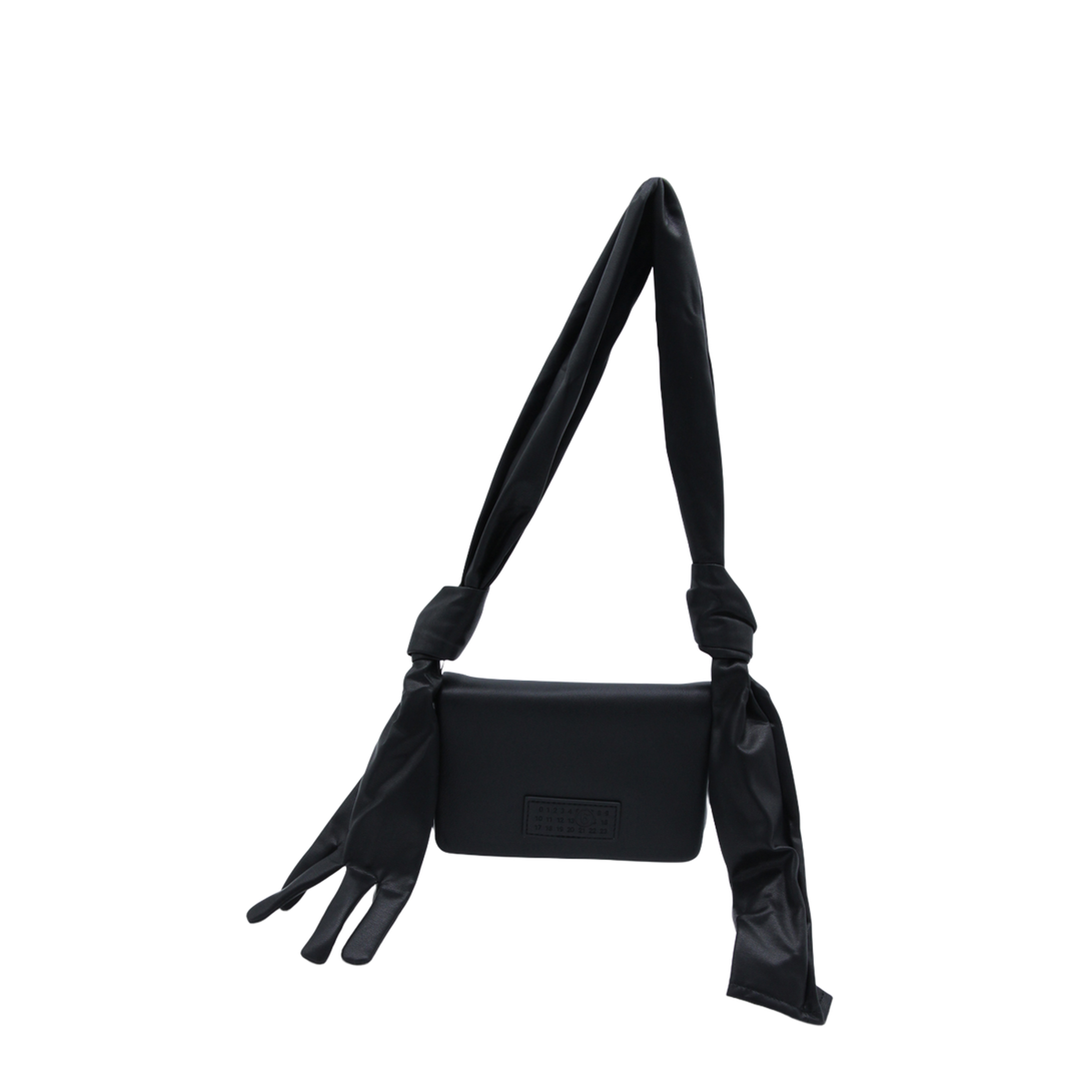 Glove Small Coated Polyester Shoulder Bag - Black - Image 2
