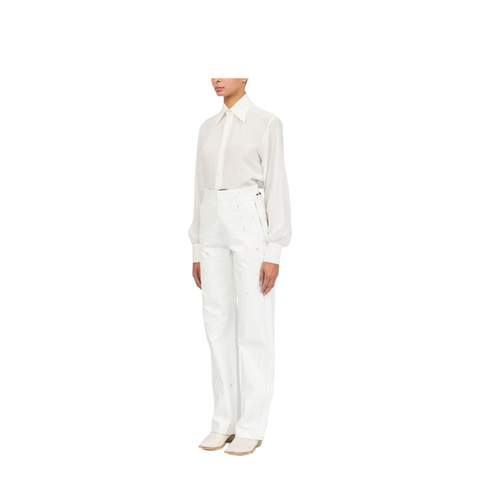 Painted Tailored Trousers - Image 5