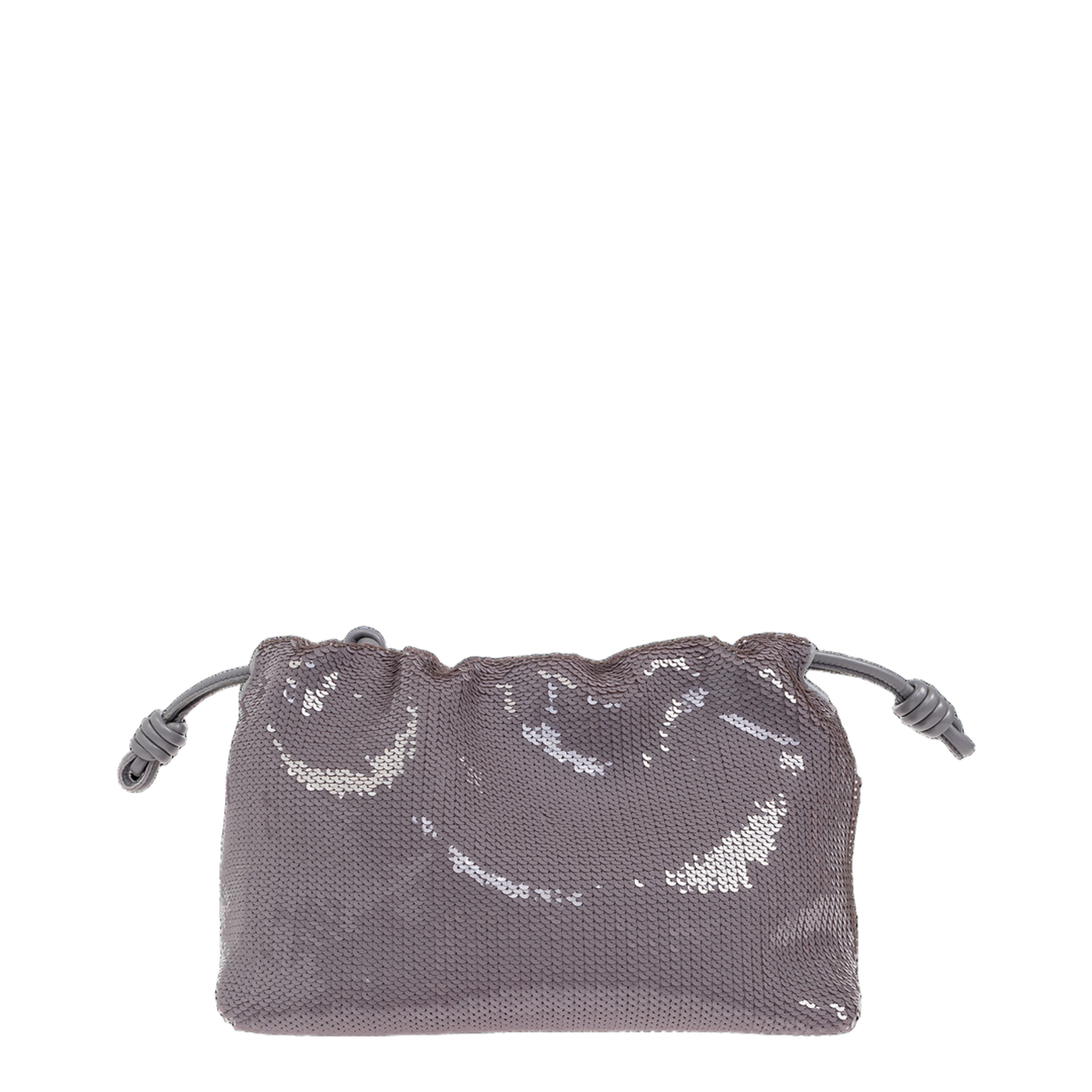 Flamenco Medium Calfskin Purse - Grey - Image 3
