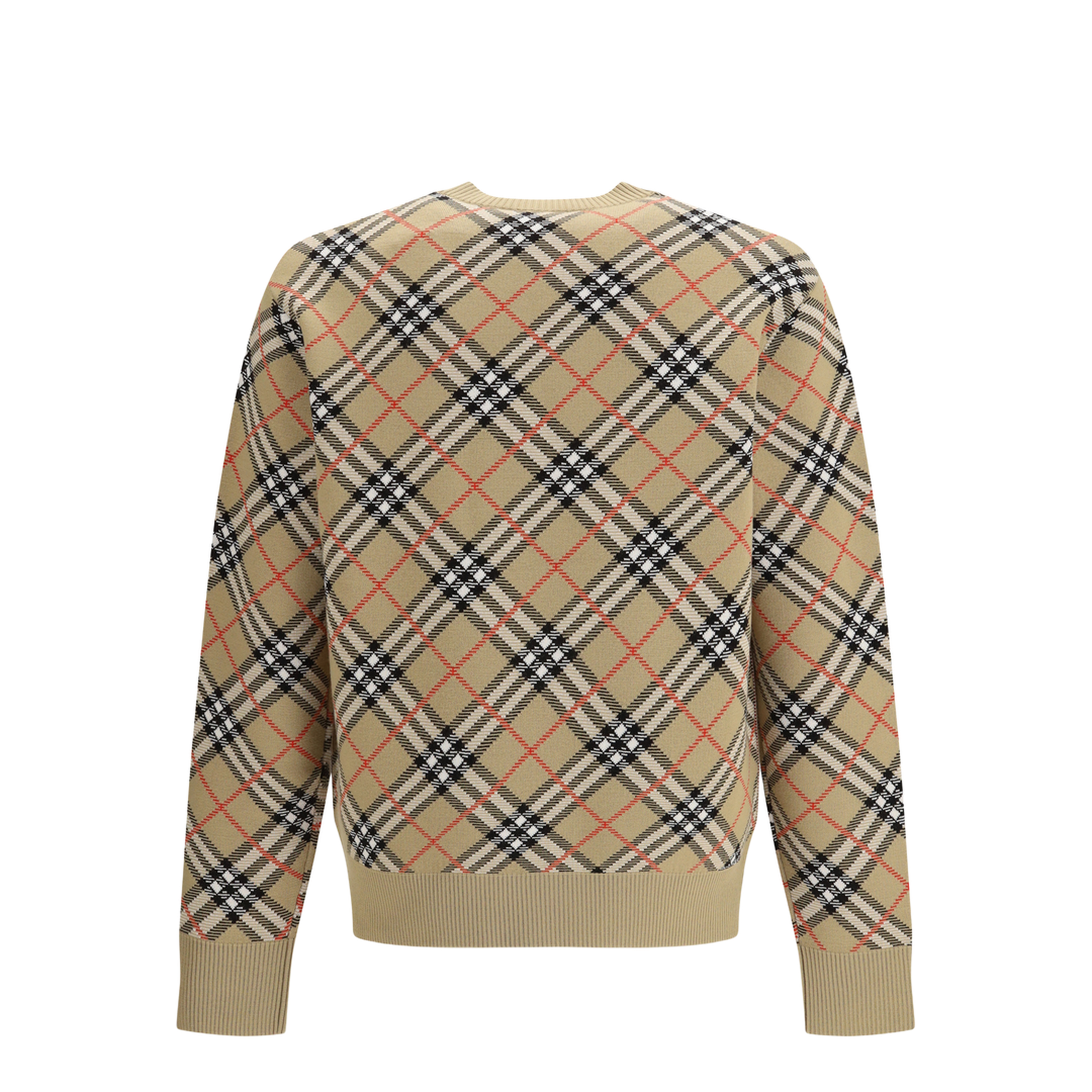 Wool Check Sweater - Image 2