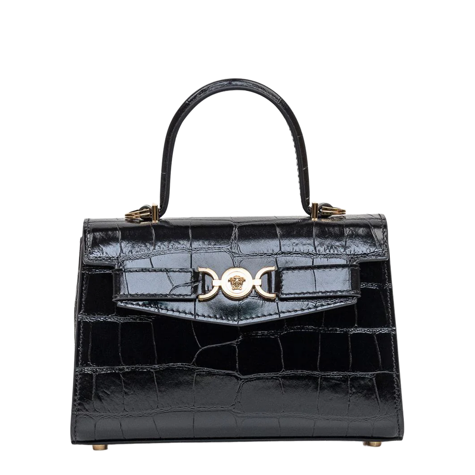 Medusa 95 Small Shoulder Bag Black - Image 1