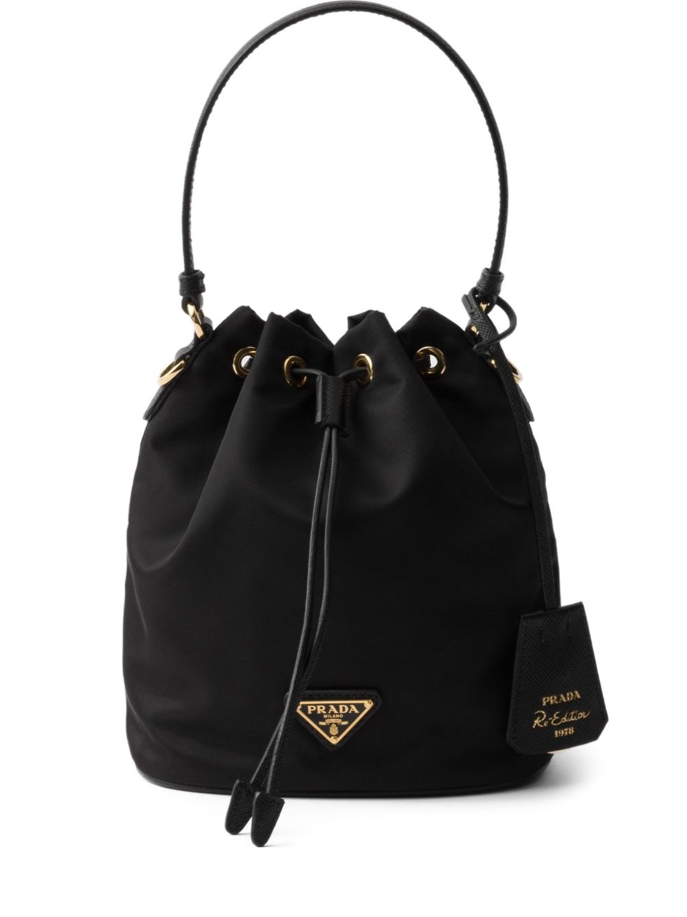 Black Re-nylon Shoulder Bag - Image 8