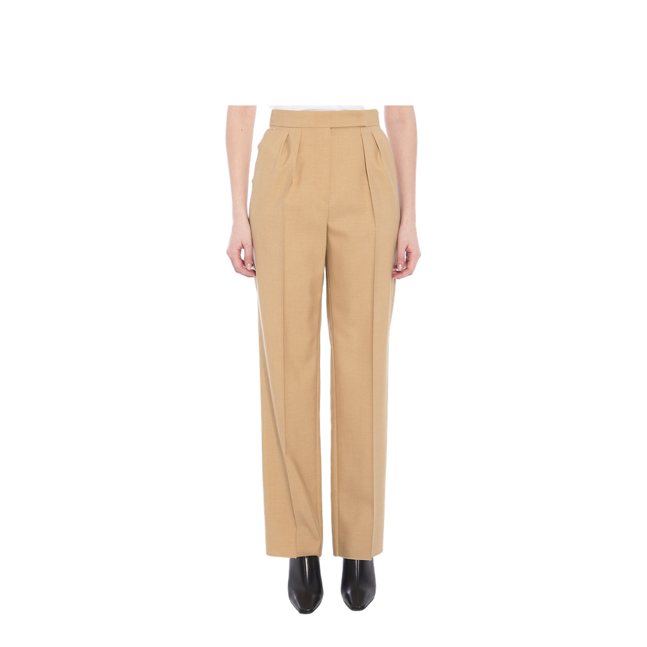 Mohair Wool and Silk Trousers - Image 1