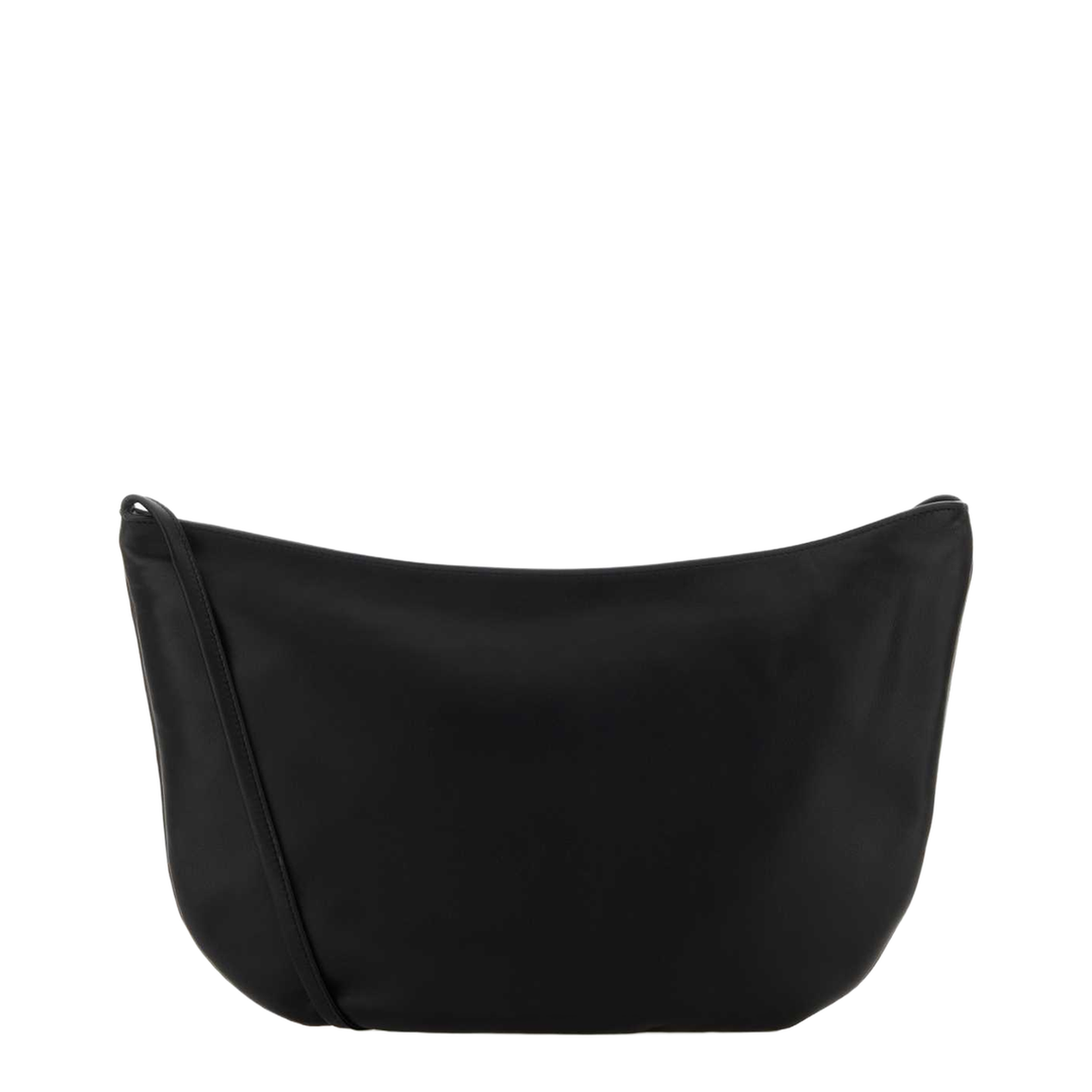 Izzy Medium Lambskin Shoulder Bag - Black - Image 5