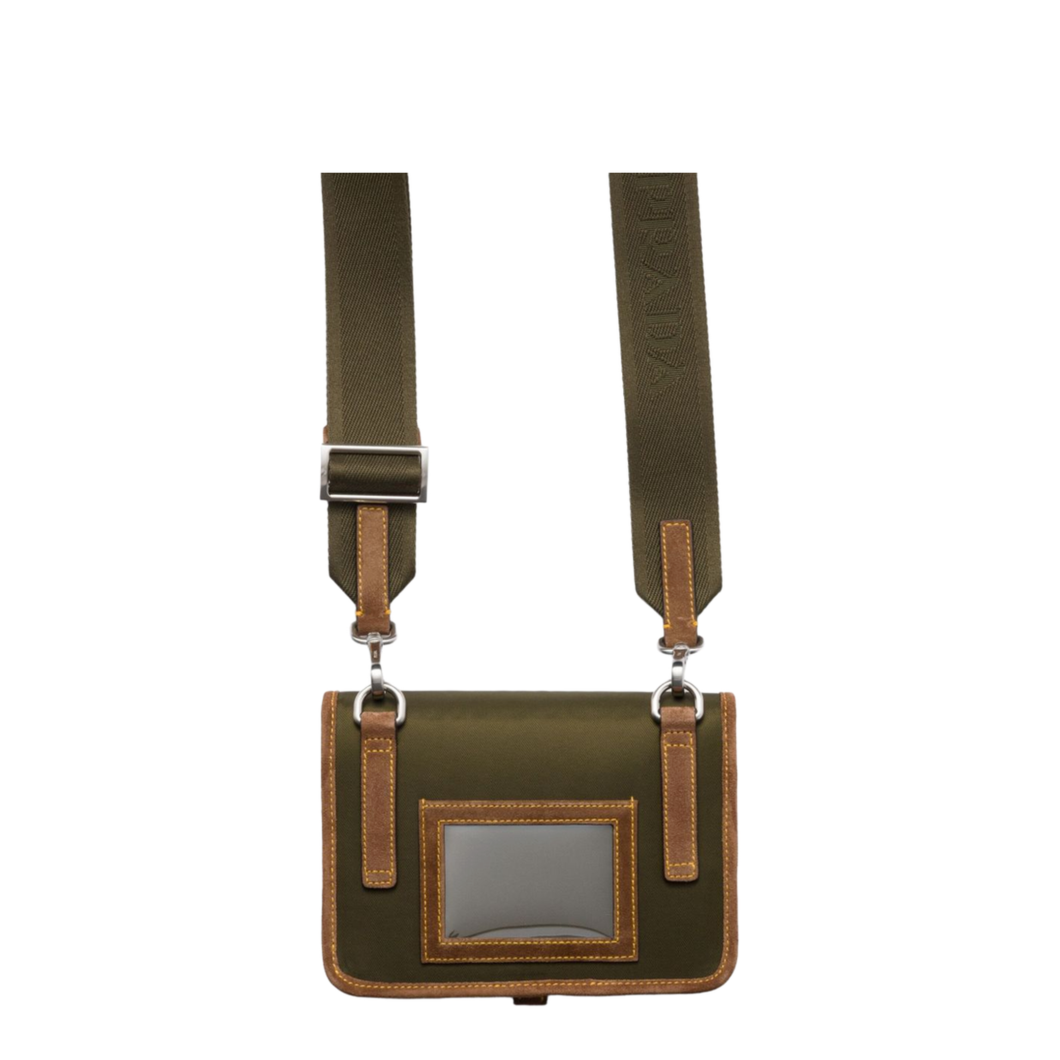 Two-Tone Re-Nylon and Suede Phone Holder - Image 3