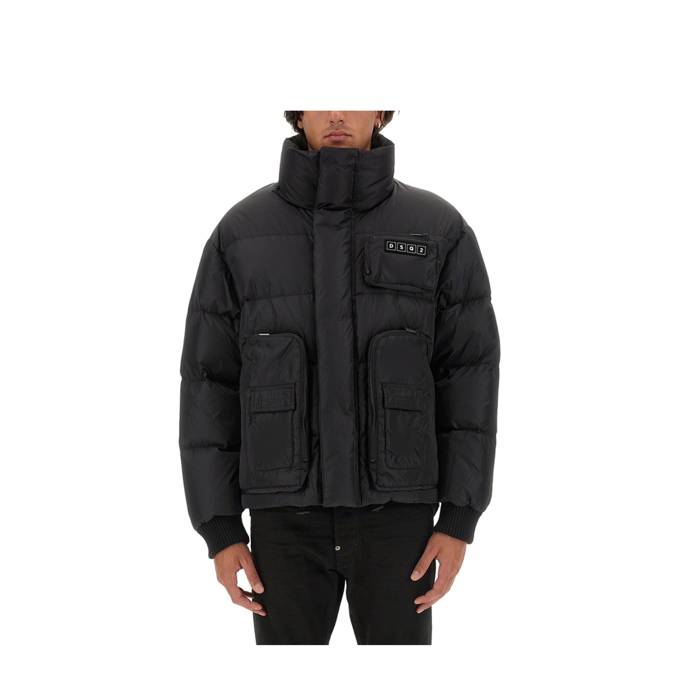 Down Jacket With Logo - Image 1