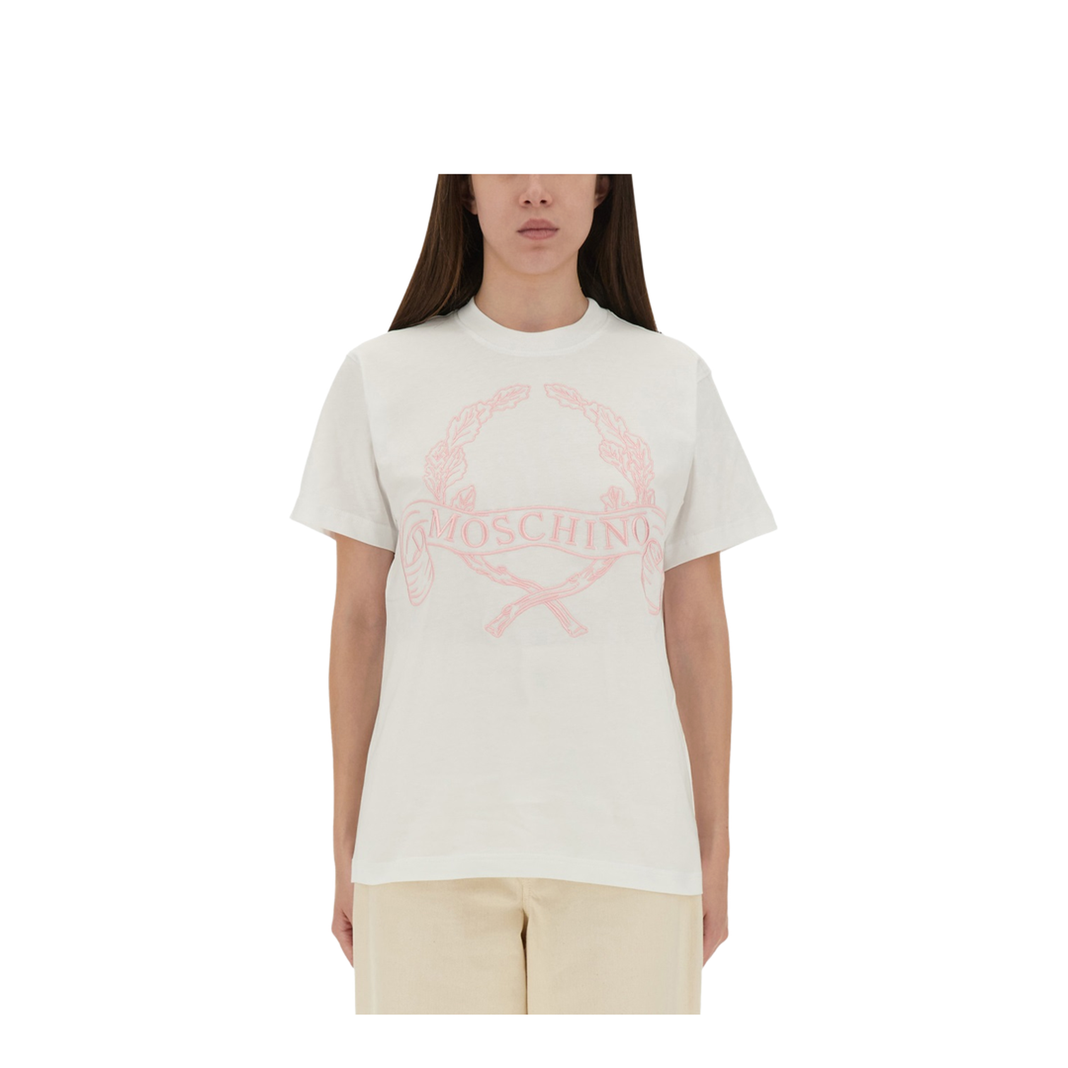 T-Shirt with Embroidery - Image 1