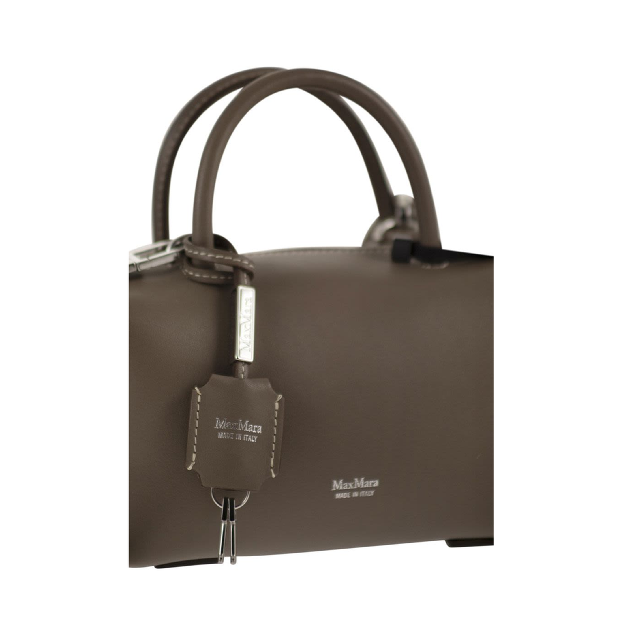 Holdalls Leather Handbag - Brown - Image 5