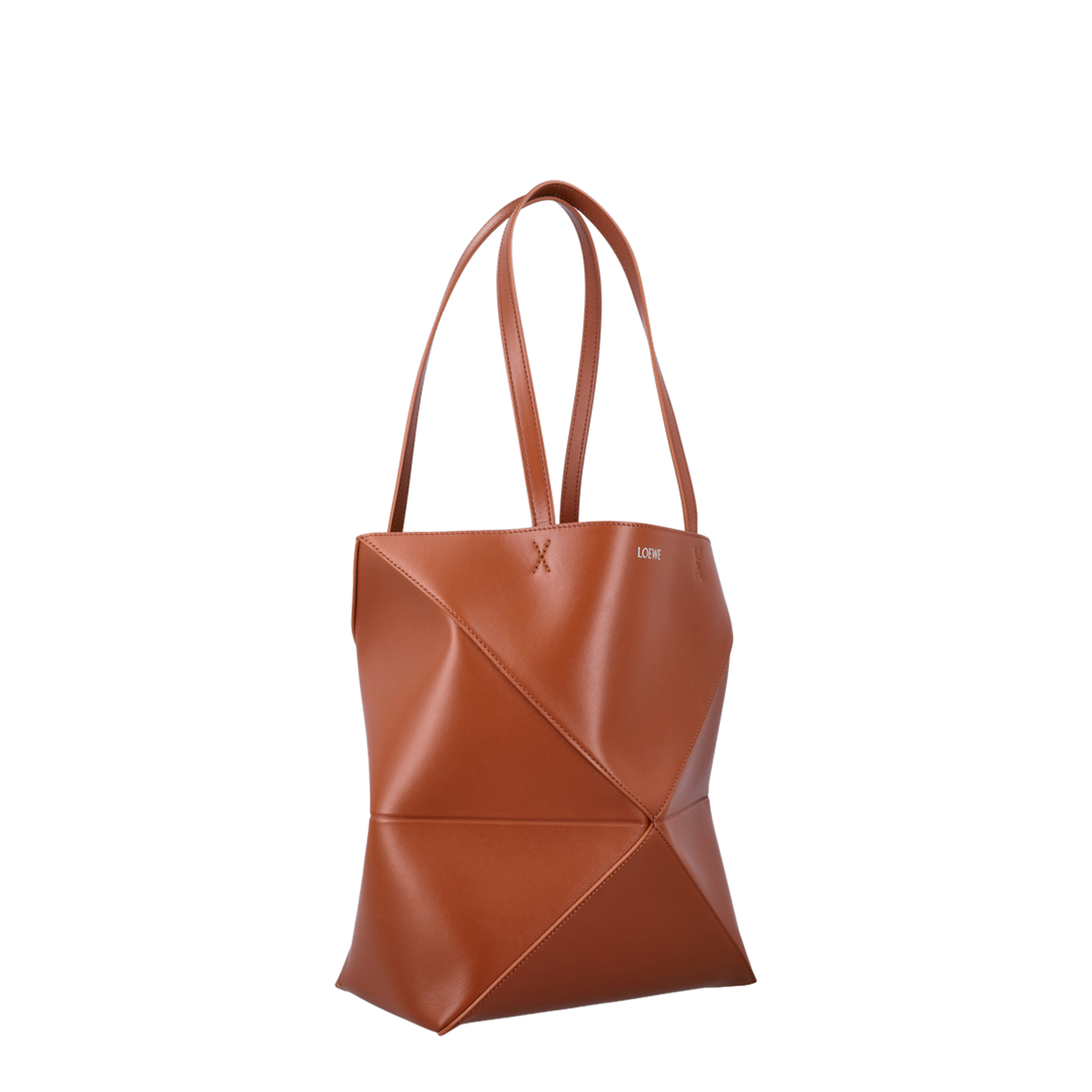Puzzle Medium Calfskin Tote - Squirrel - Image 2