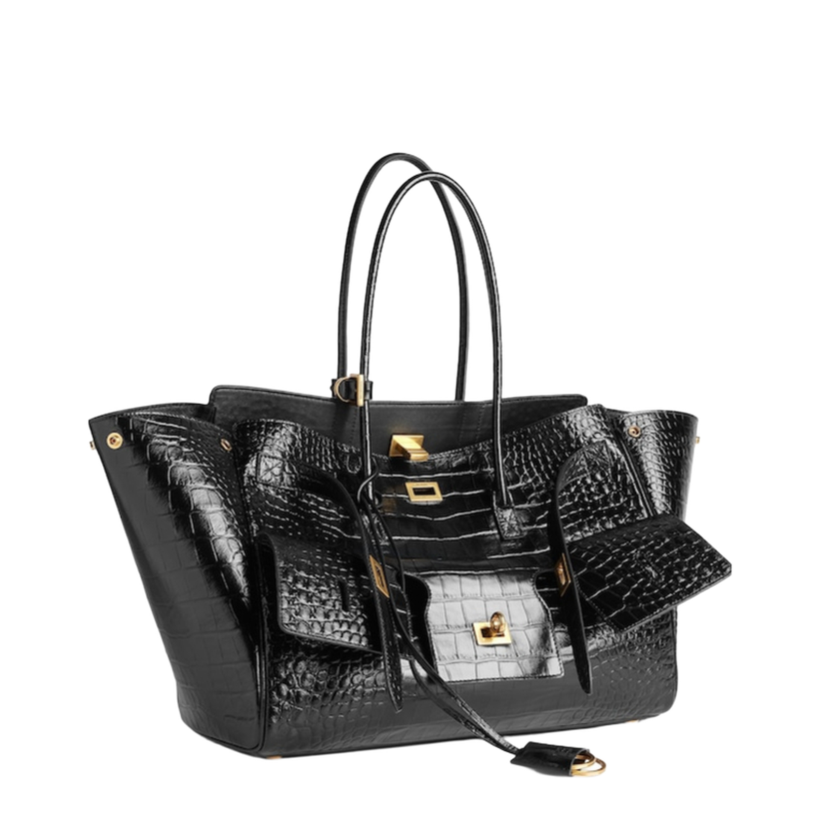 Carry All Bel Air Medium Bag in Black - Image 2