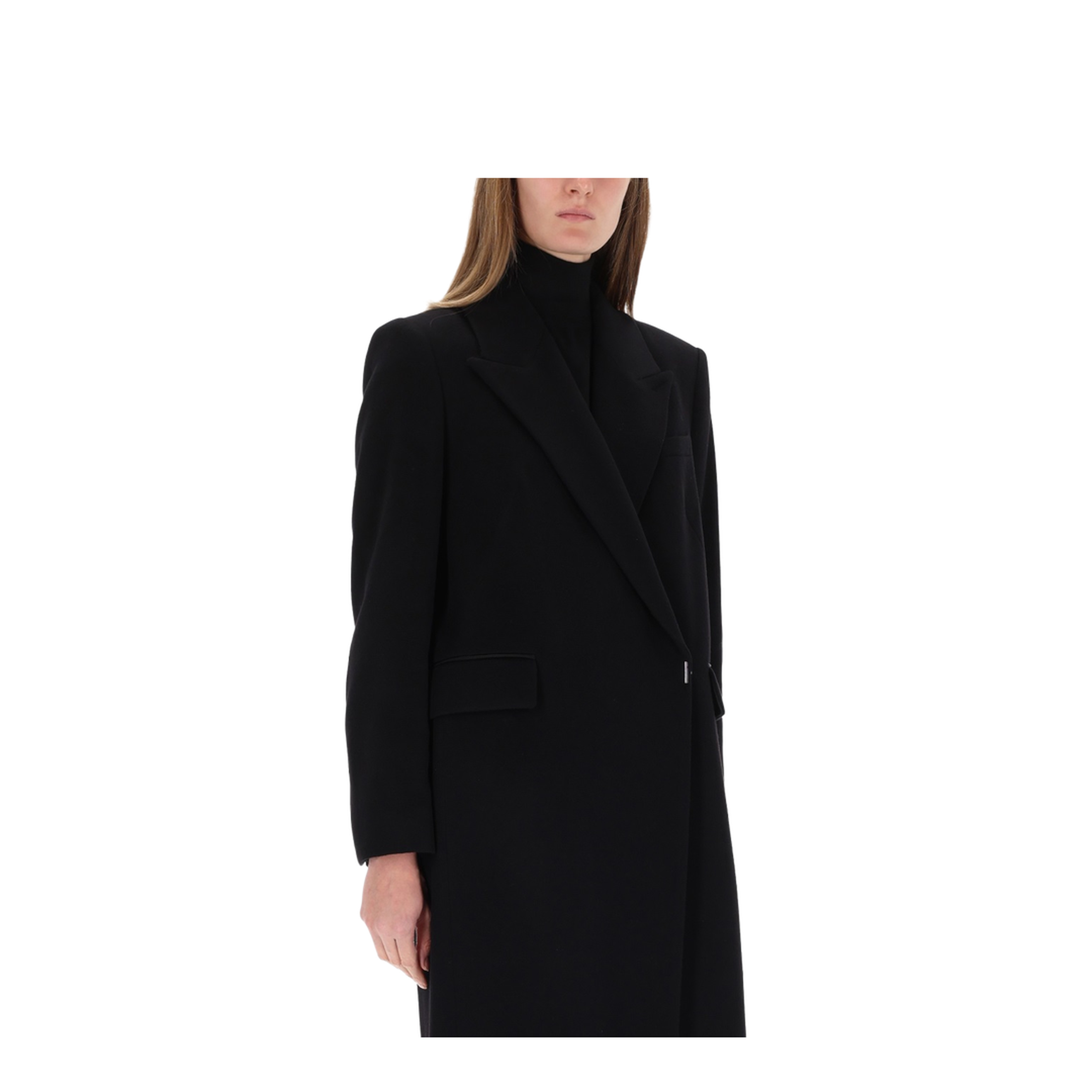 Double-Breasted Midi Coat - Image 4