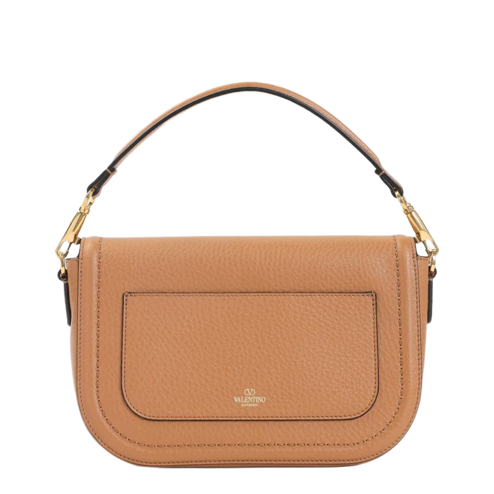 Almond Beige Calf Leather Alltime Shoulder Bag - Image 2