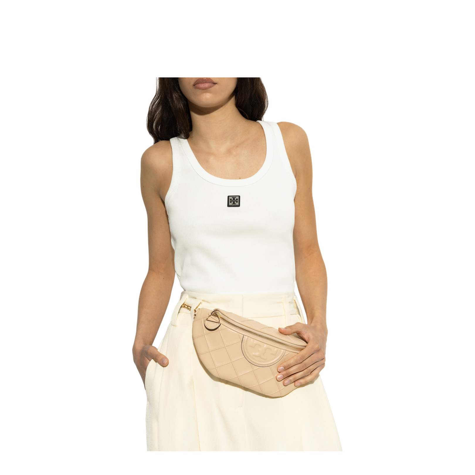 Fleming Soft Belt Bag Beige - Image 2