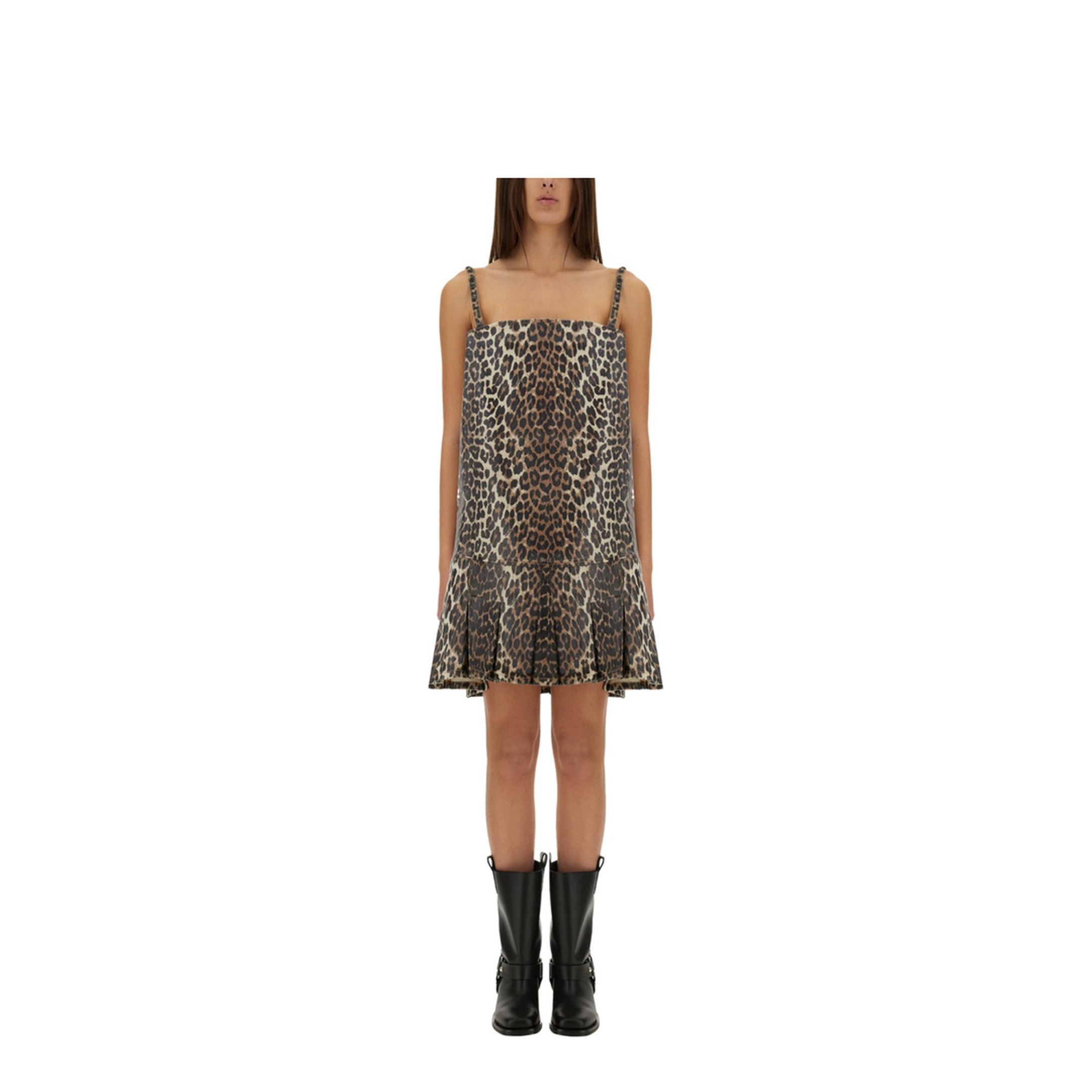 Dress with Animal Pattern - Image 1