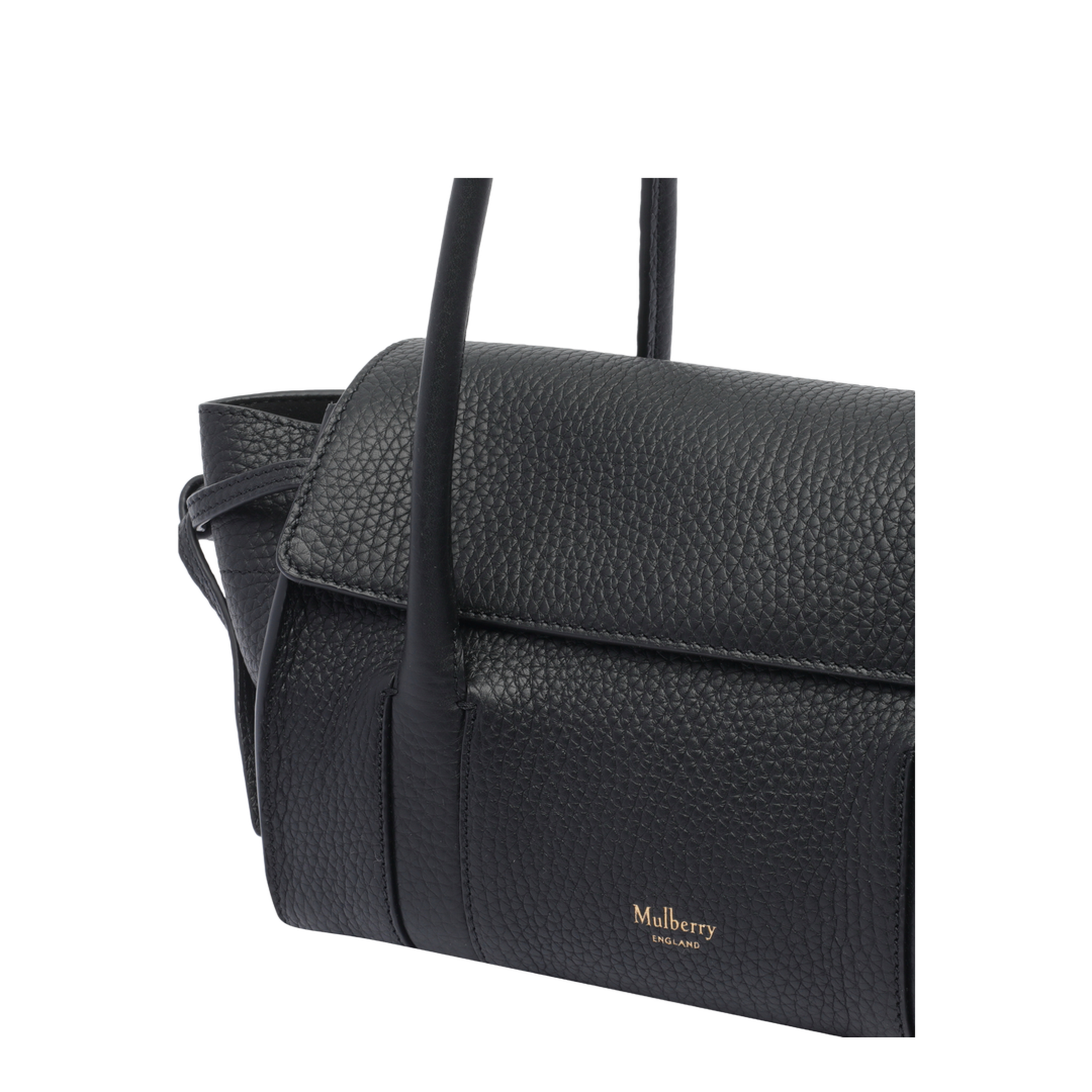 Bayswater Mini Calf Leather Shoulder Bag - Black - Image 4