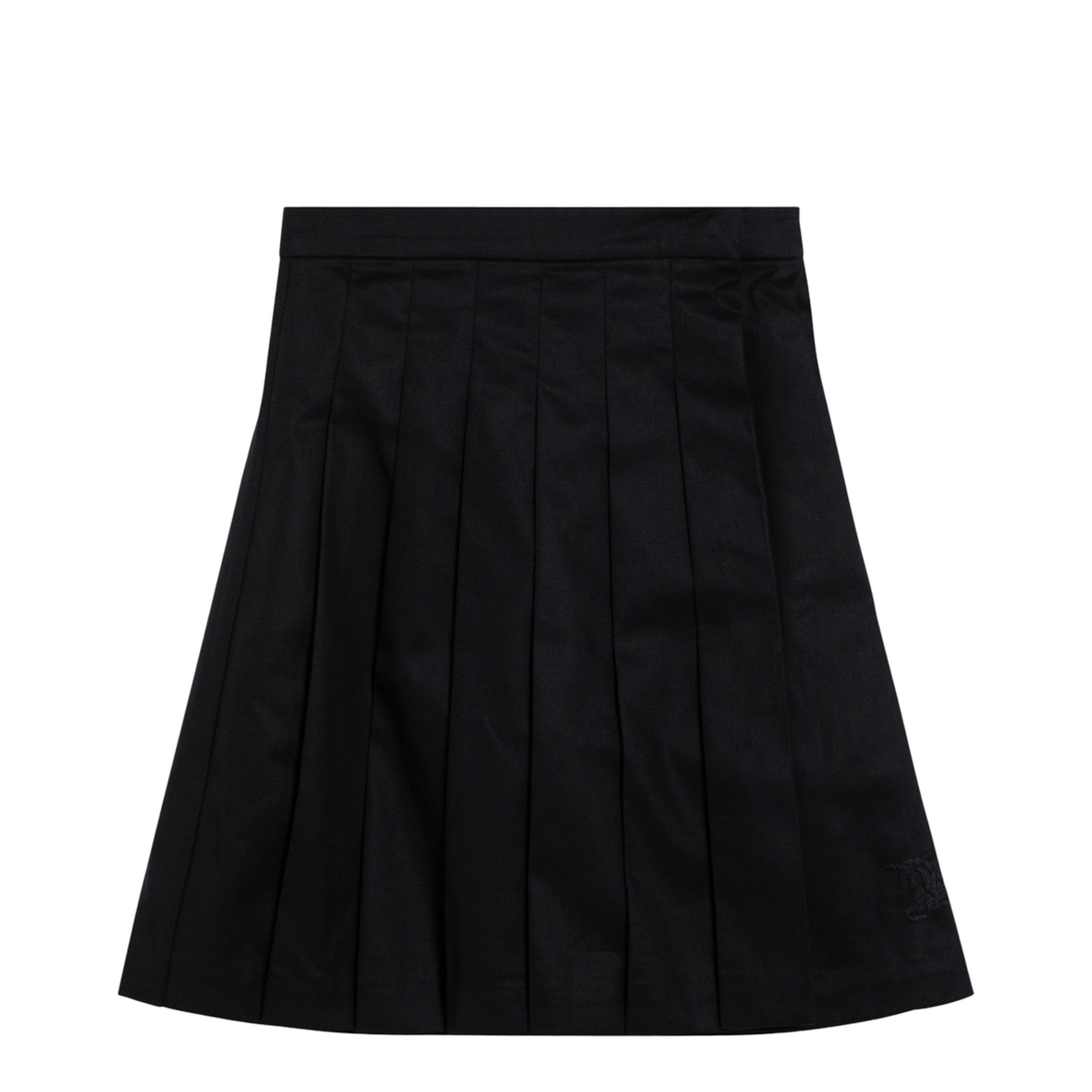 Black Cotton-Blend Skirt - Image 1