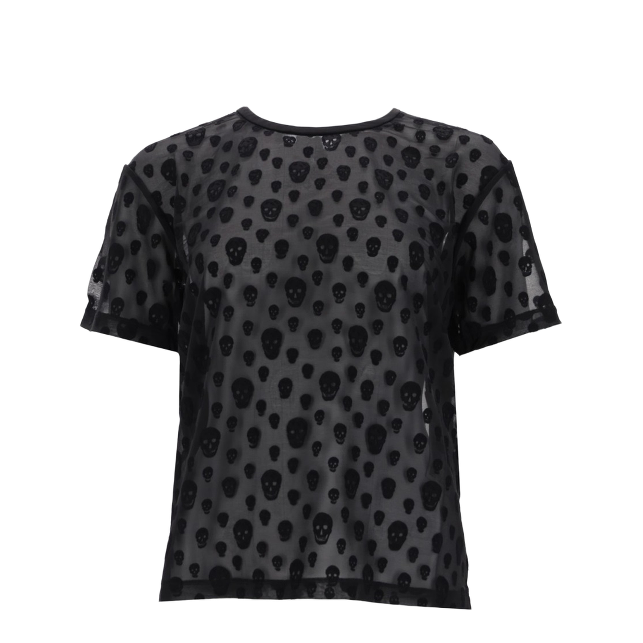 T-Shirt With Skull Pattern - Image 1