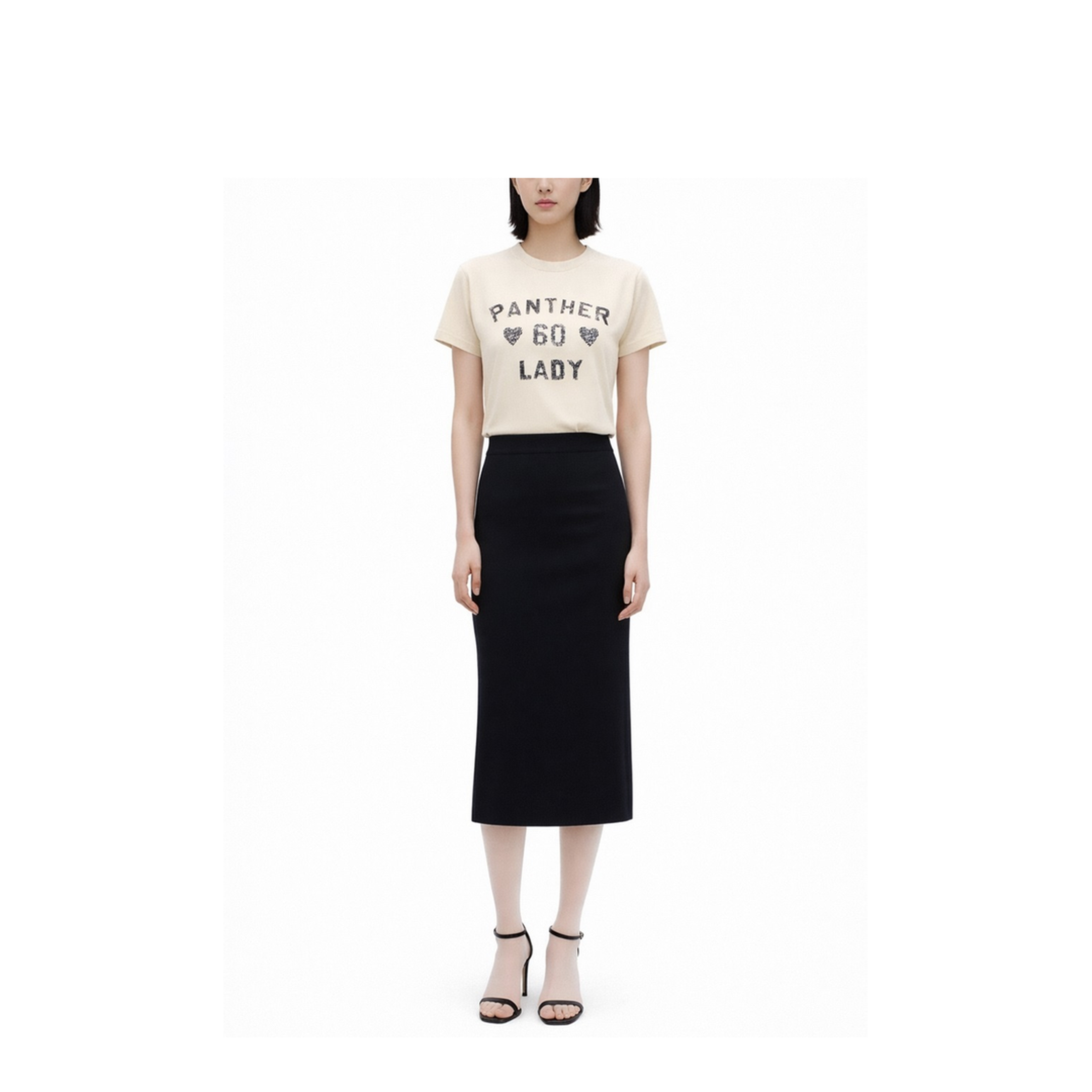 Cotton T-Shirt Cream - Image 2