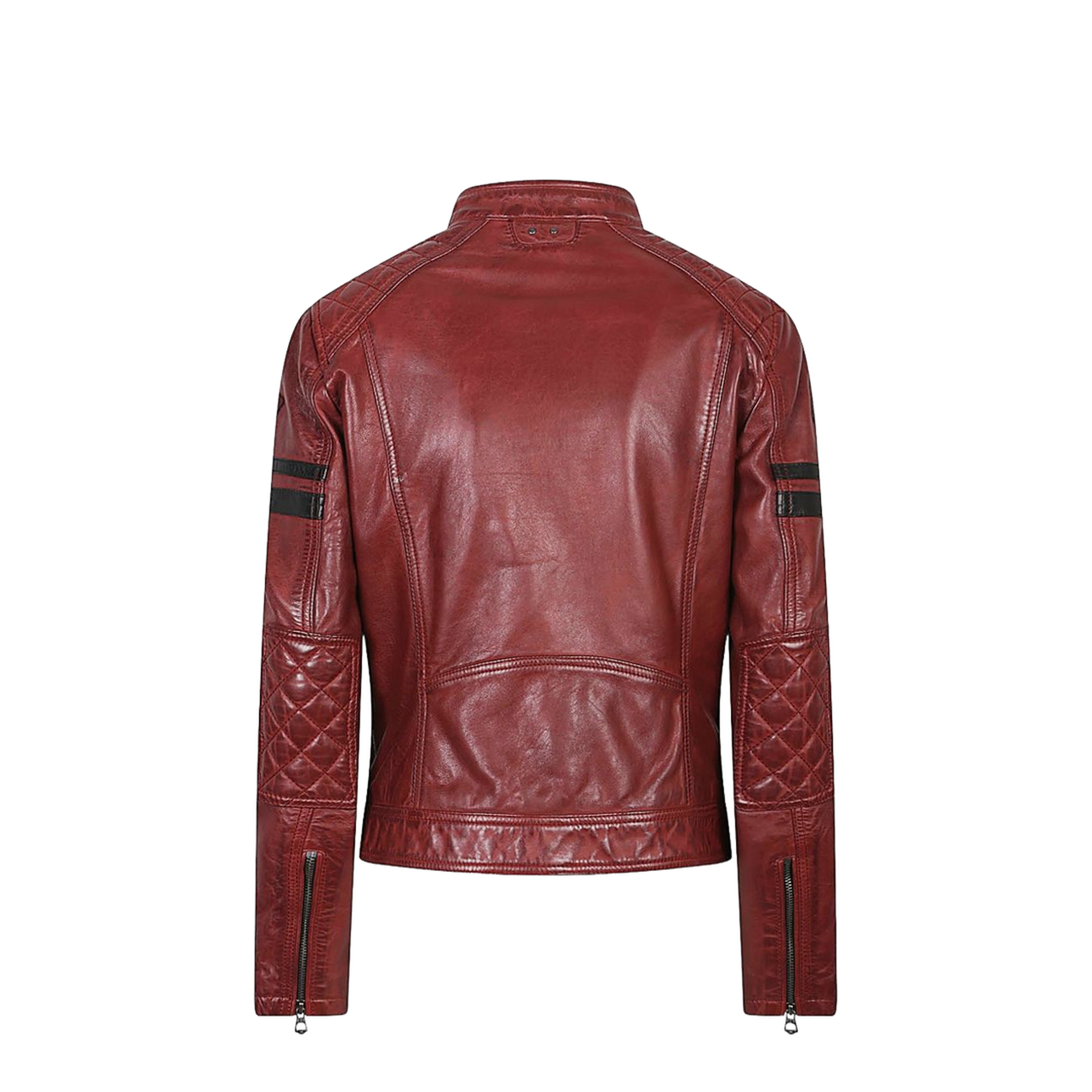 Walkora Leather Moto Jacket - Image 4