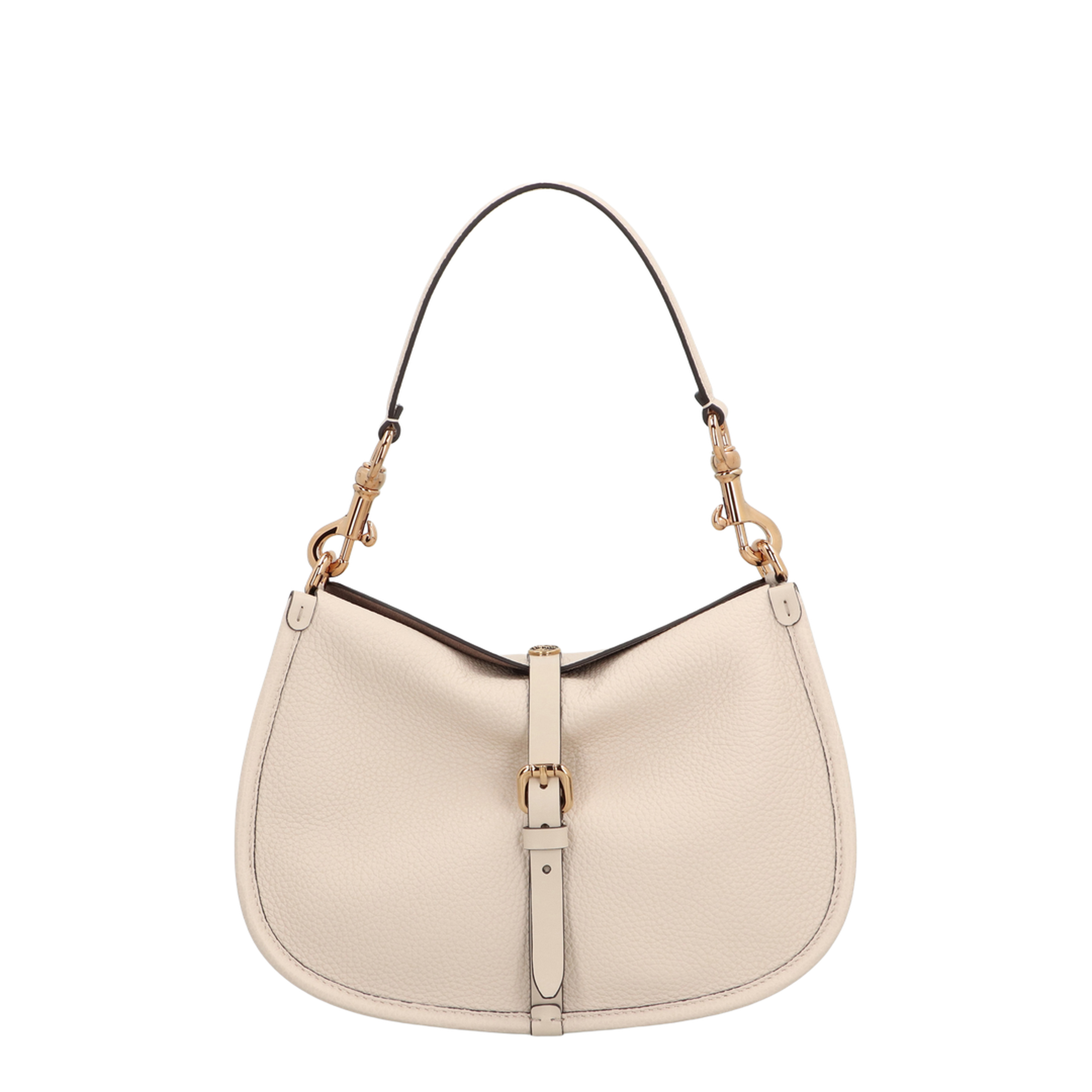 Pony Medium Calfskin Shoulder Bag - Cream - Image 2