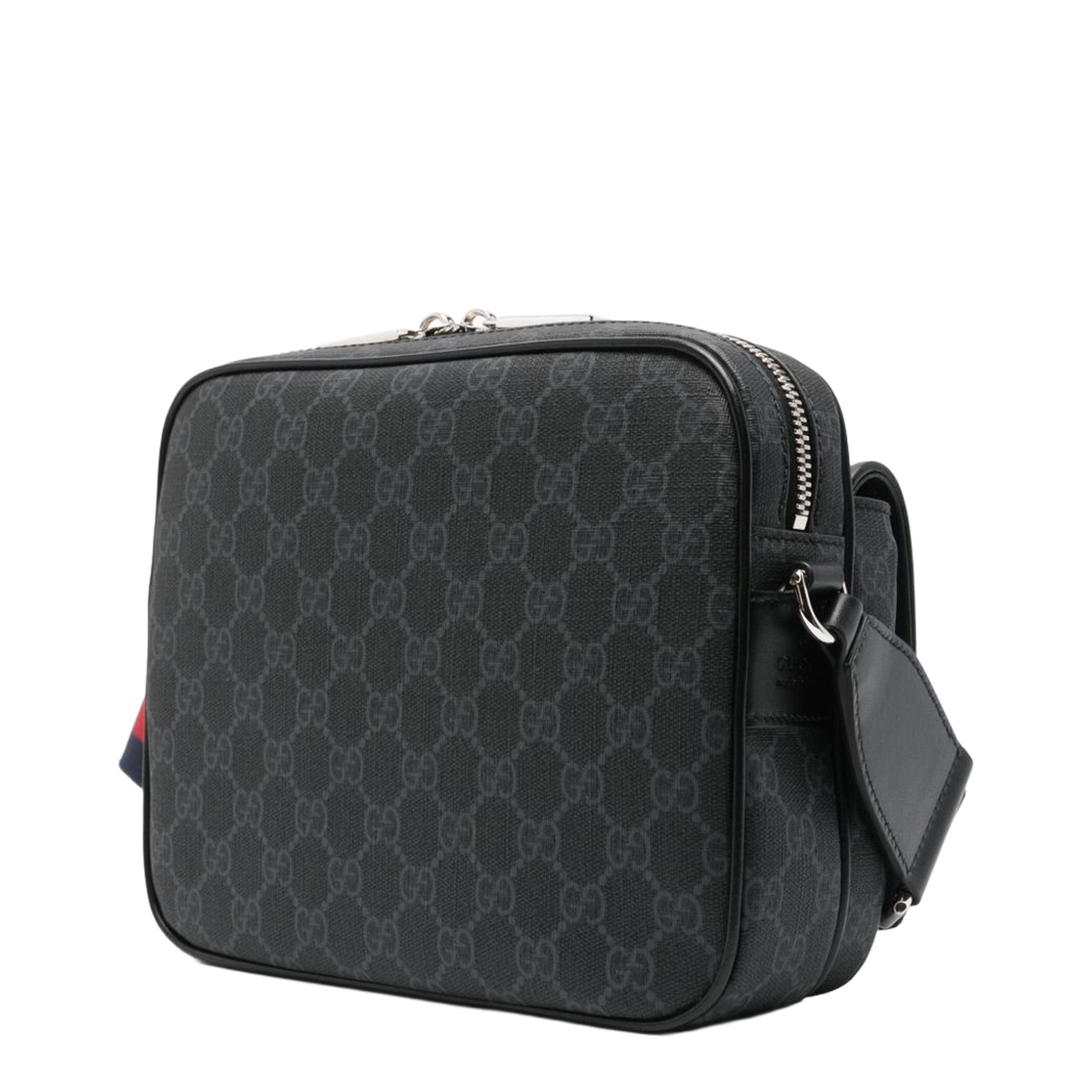 GG Black Small Leather Crossbody Bags - Black - Image 4
