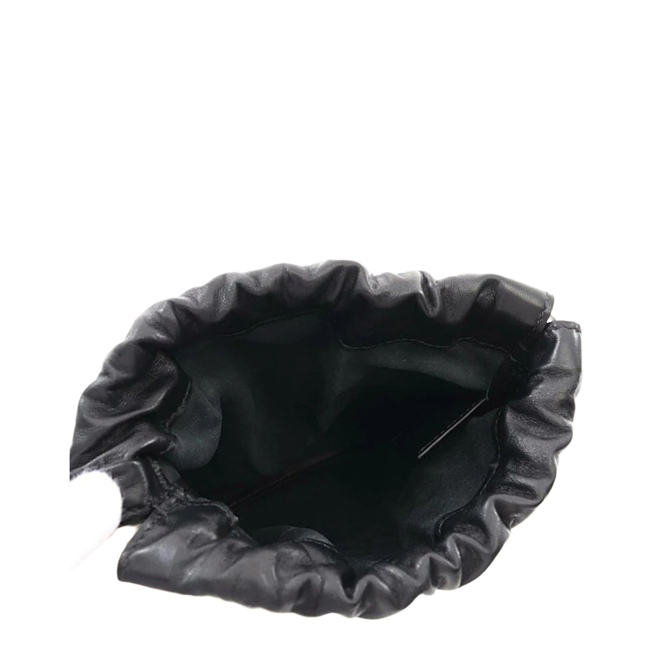 Bucket Bag Leather White - Image 3