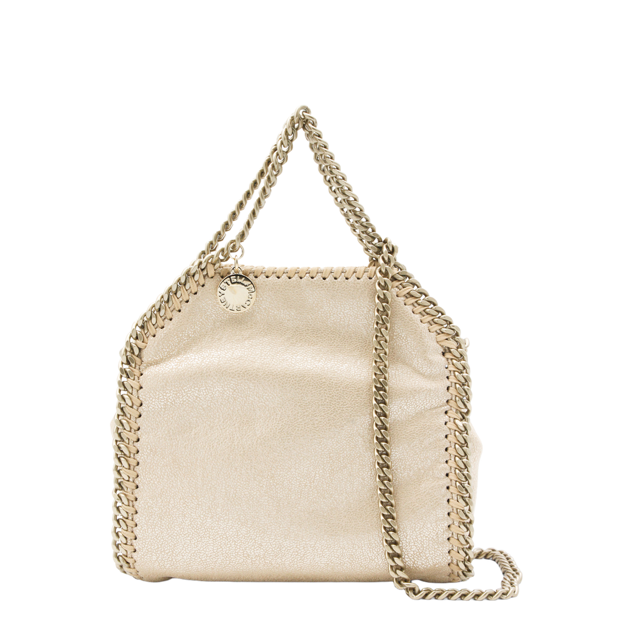 Falabella Tiny Polyester Handbag - Gold - Image 1