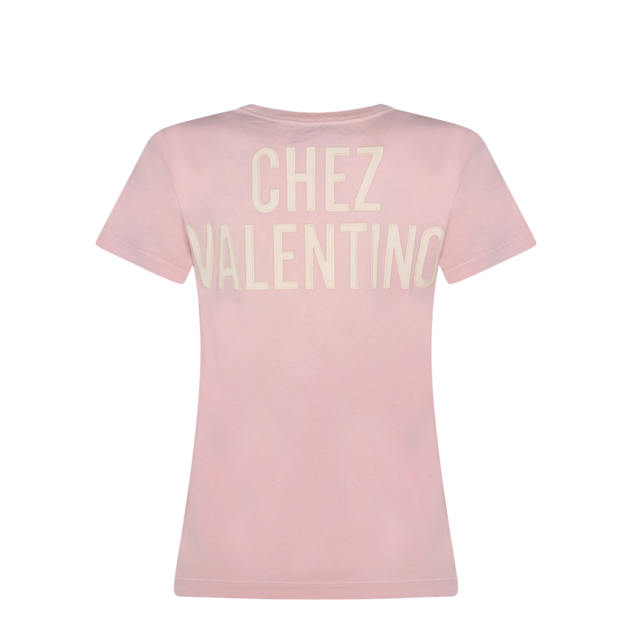 Printed Cotton T-Shirt Pink - Image 4