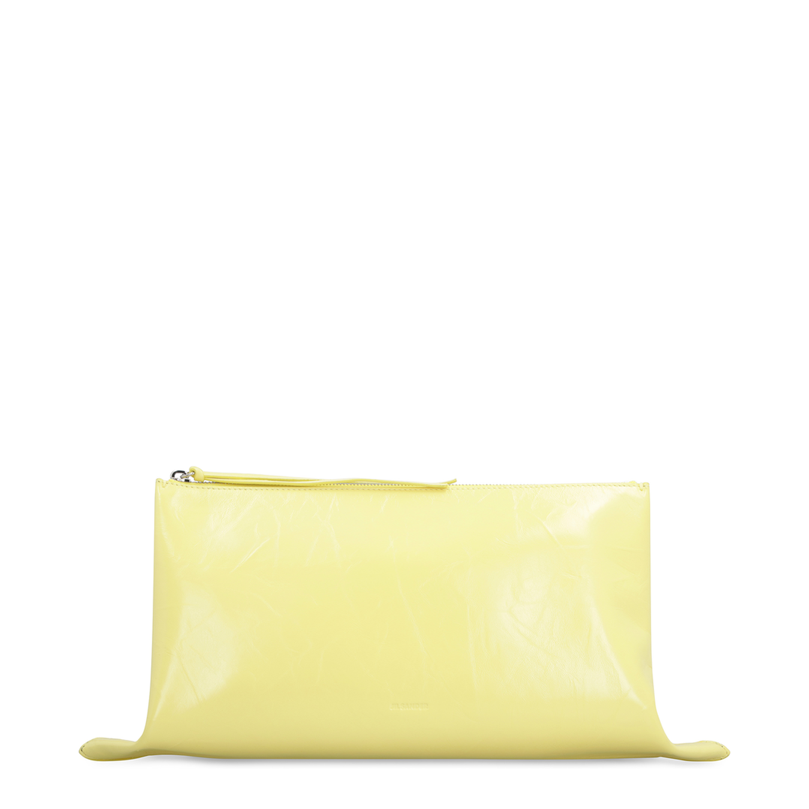 Impero Midi Leather Clutch Bag - Image 1