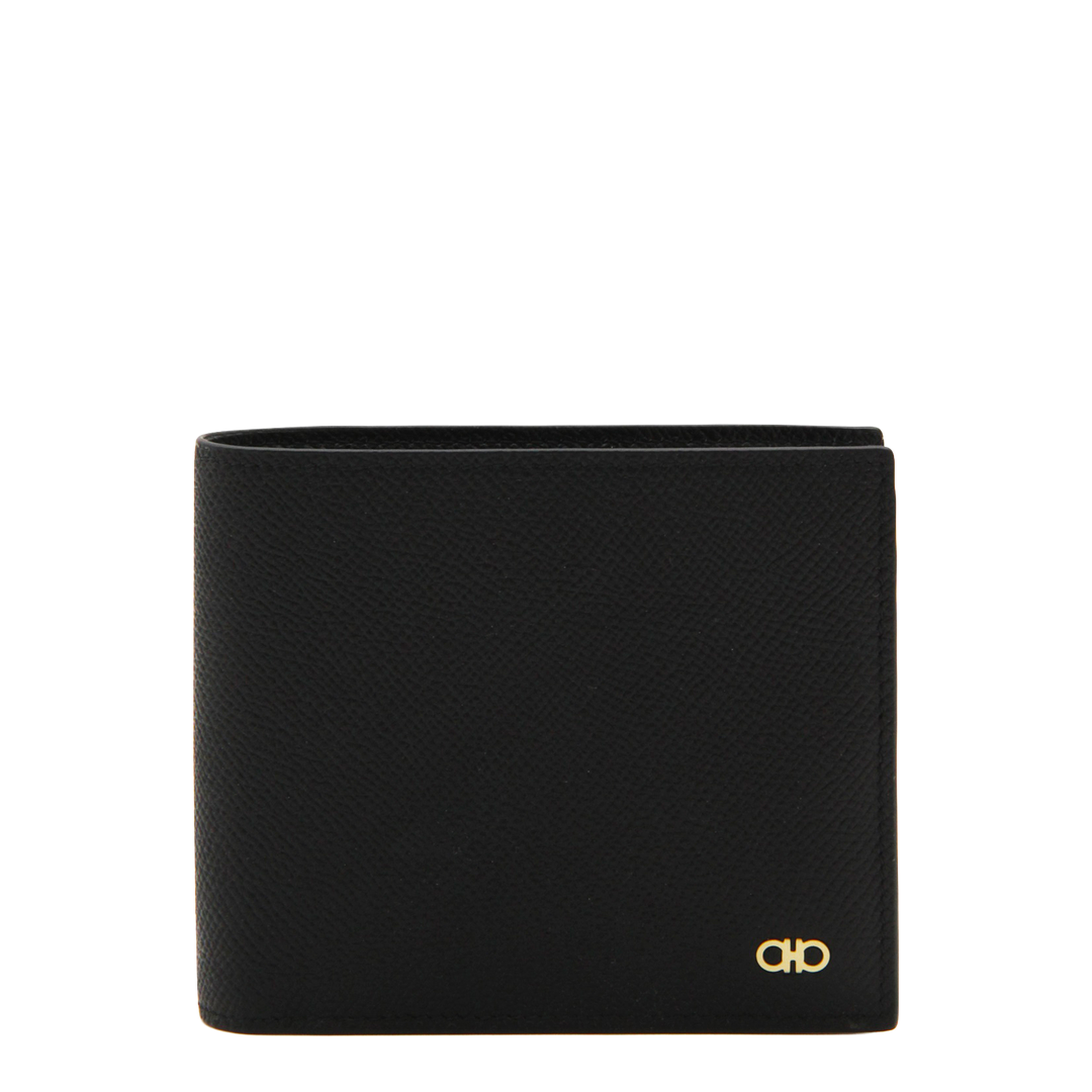 Gancini Micro Gancini Calf Leather Bifold Wallet - Nero - Image 1