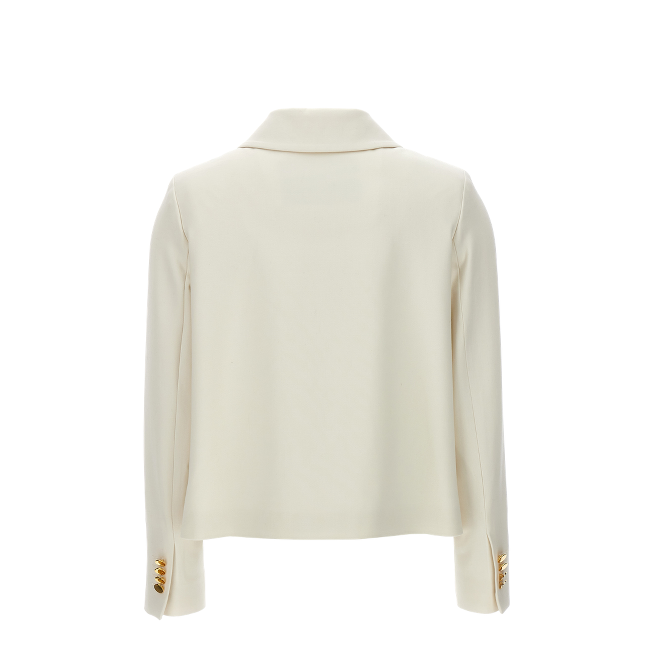Cropped Double Breasted Jacket - Image 2