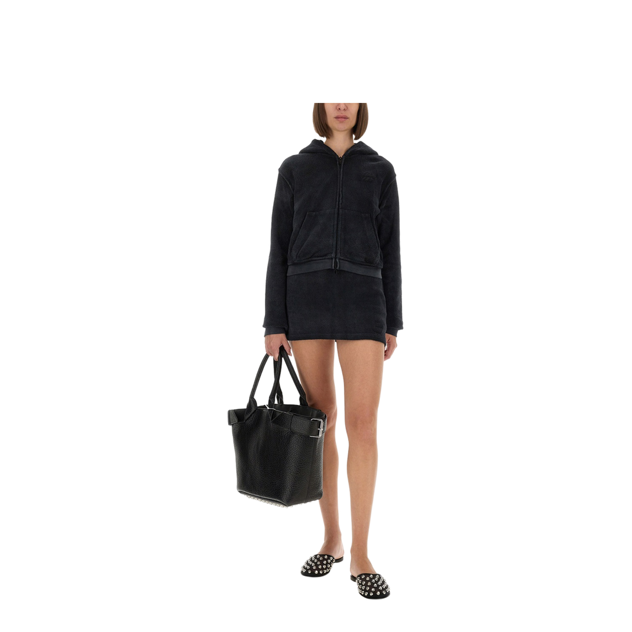 Cotton Terry Sweatshirt With Zipper - Image 2