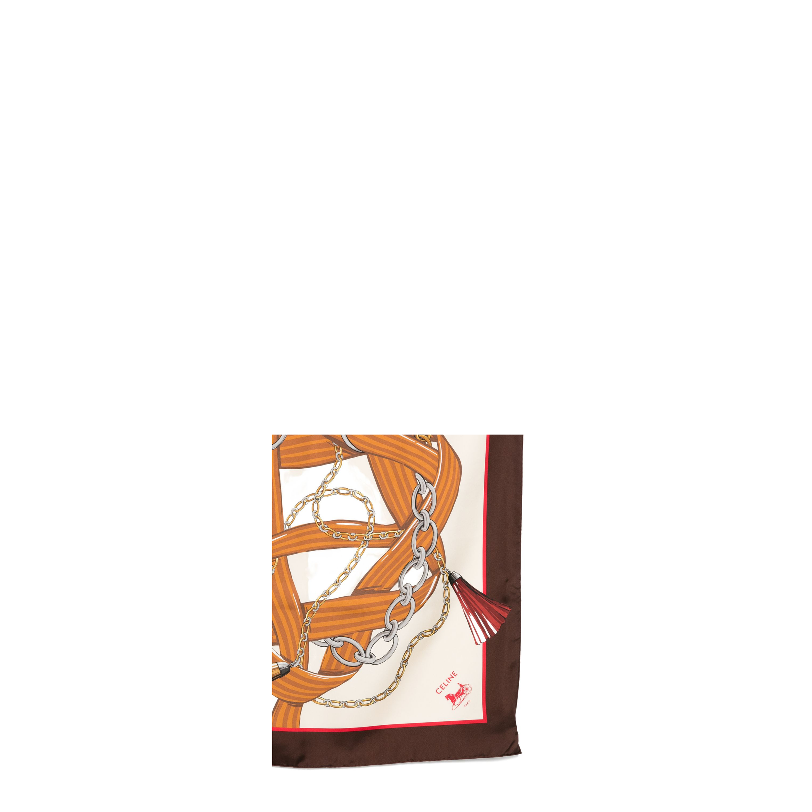 Printed Silk Scarf - Image 3