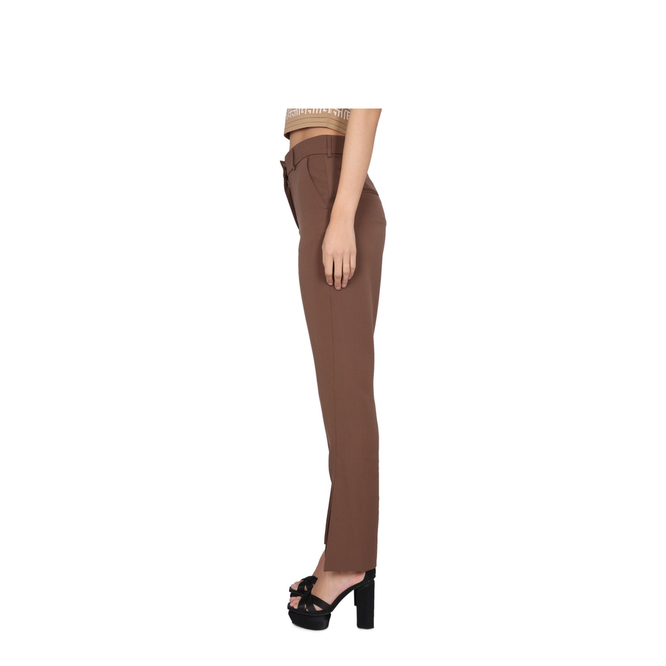 Wool Pants Brown - Image 3