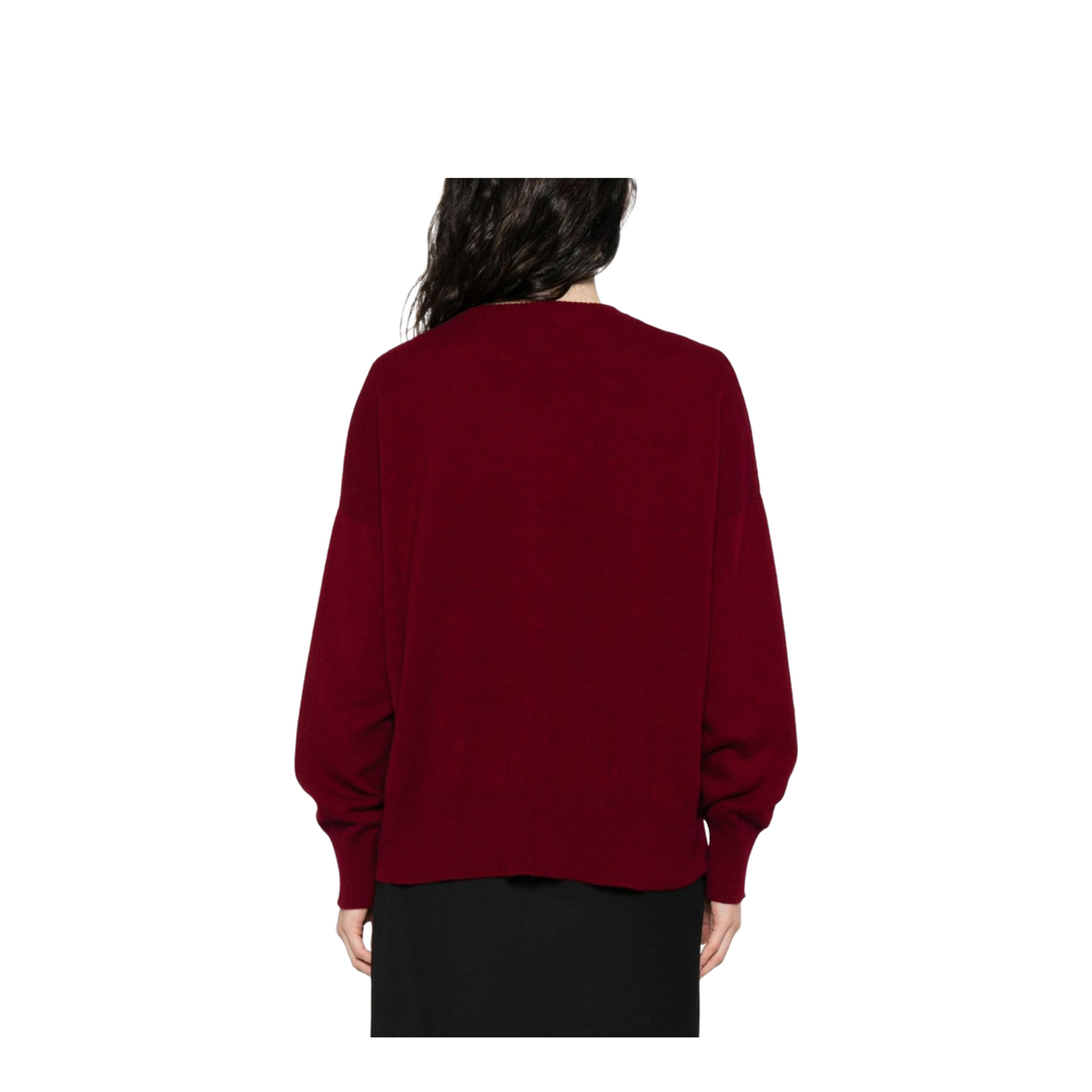 Cashmere Crewneck Sweater Brown - Image 3