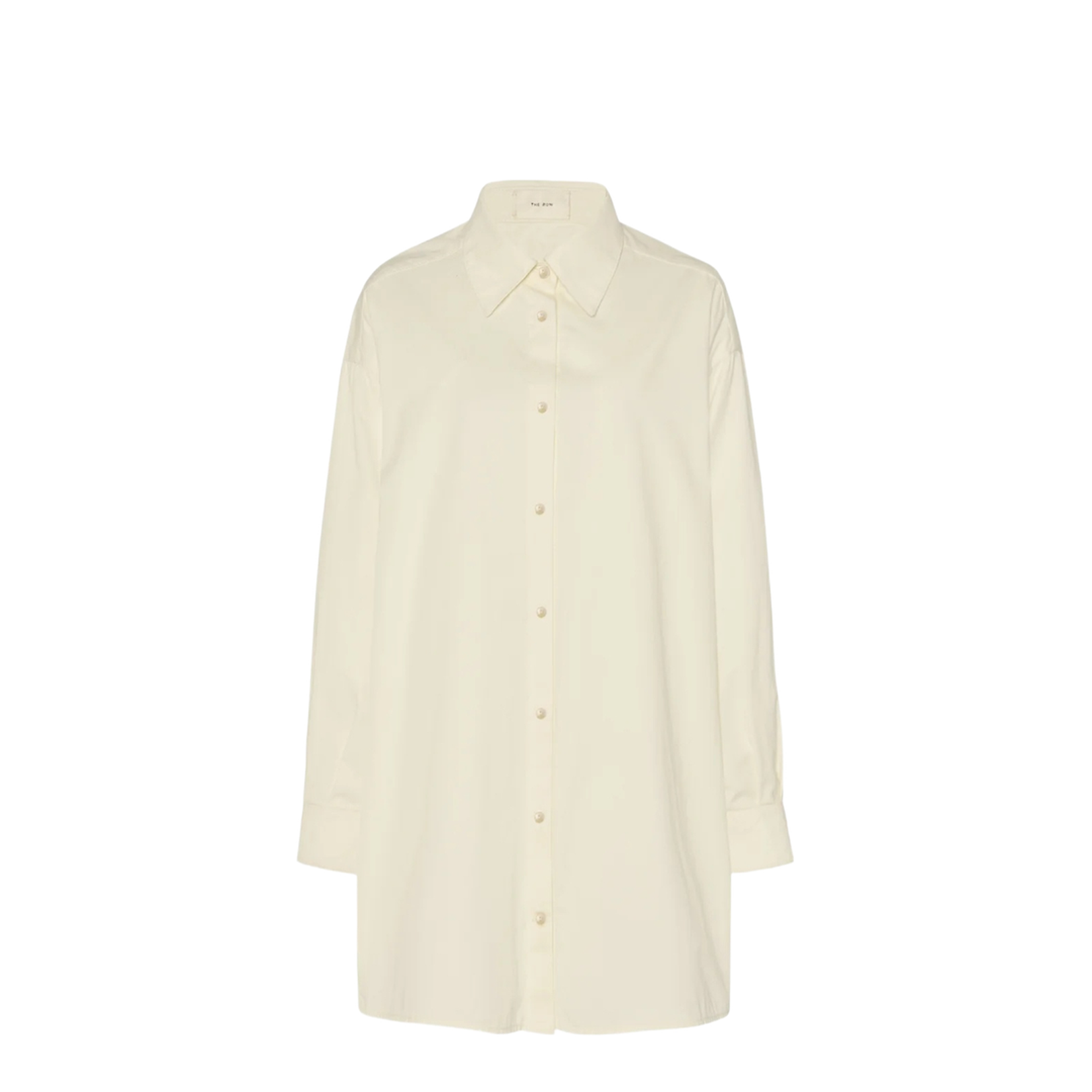 Luka Shirt White in Cotton and Cashmere - Image 1